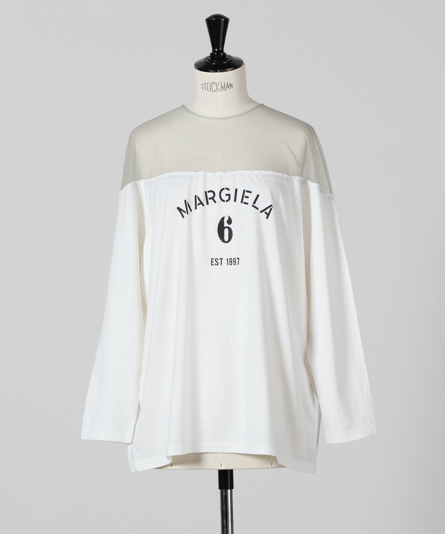 ホワイト/MM6MaisonMargiela/トレーナー エムエム6メゾンマルジェラ 