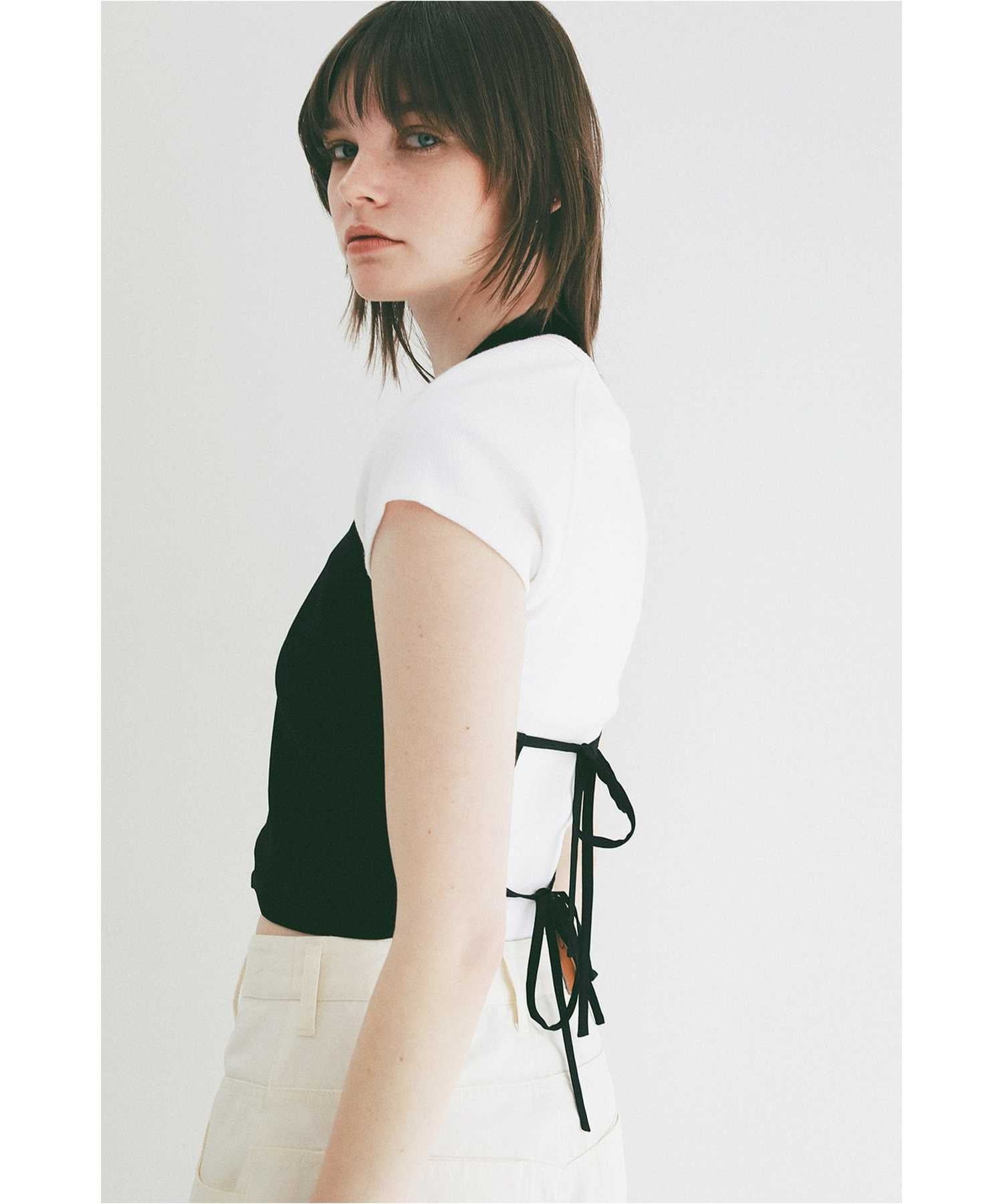 CLANE(クラネ)】 BACK RIBBON HALTER BUSTIER｜PARIGOT ONLINE（パリゴ
