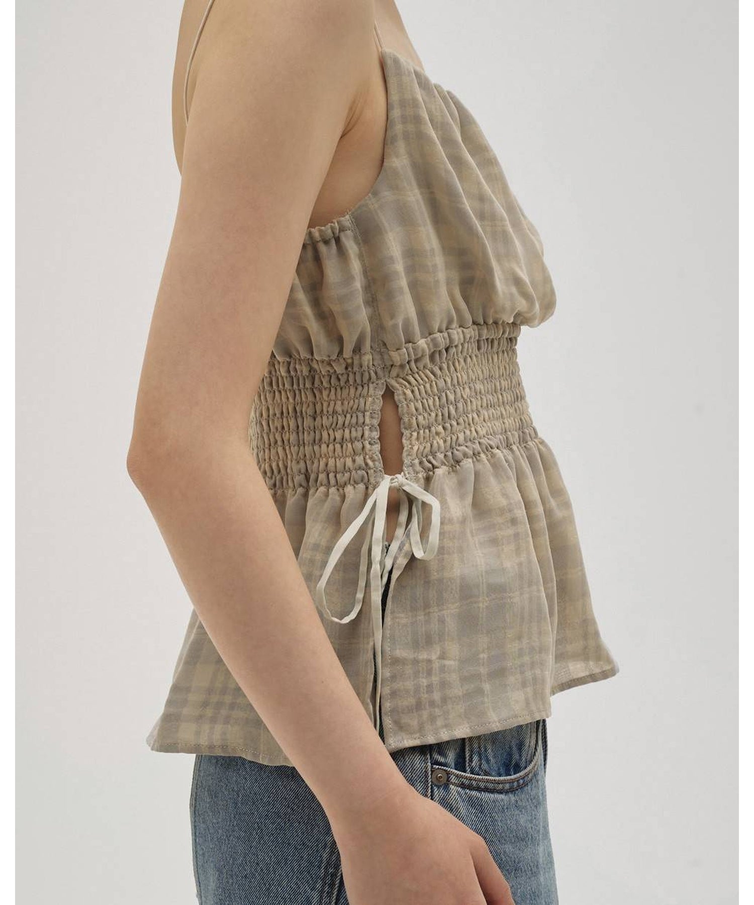 TODAYFUL(トゥデイフル)】 Check Jacquard Camisole｜PARIGOT ONLINE