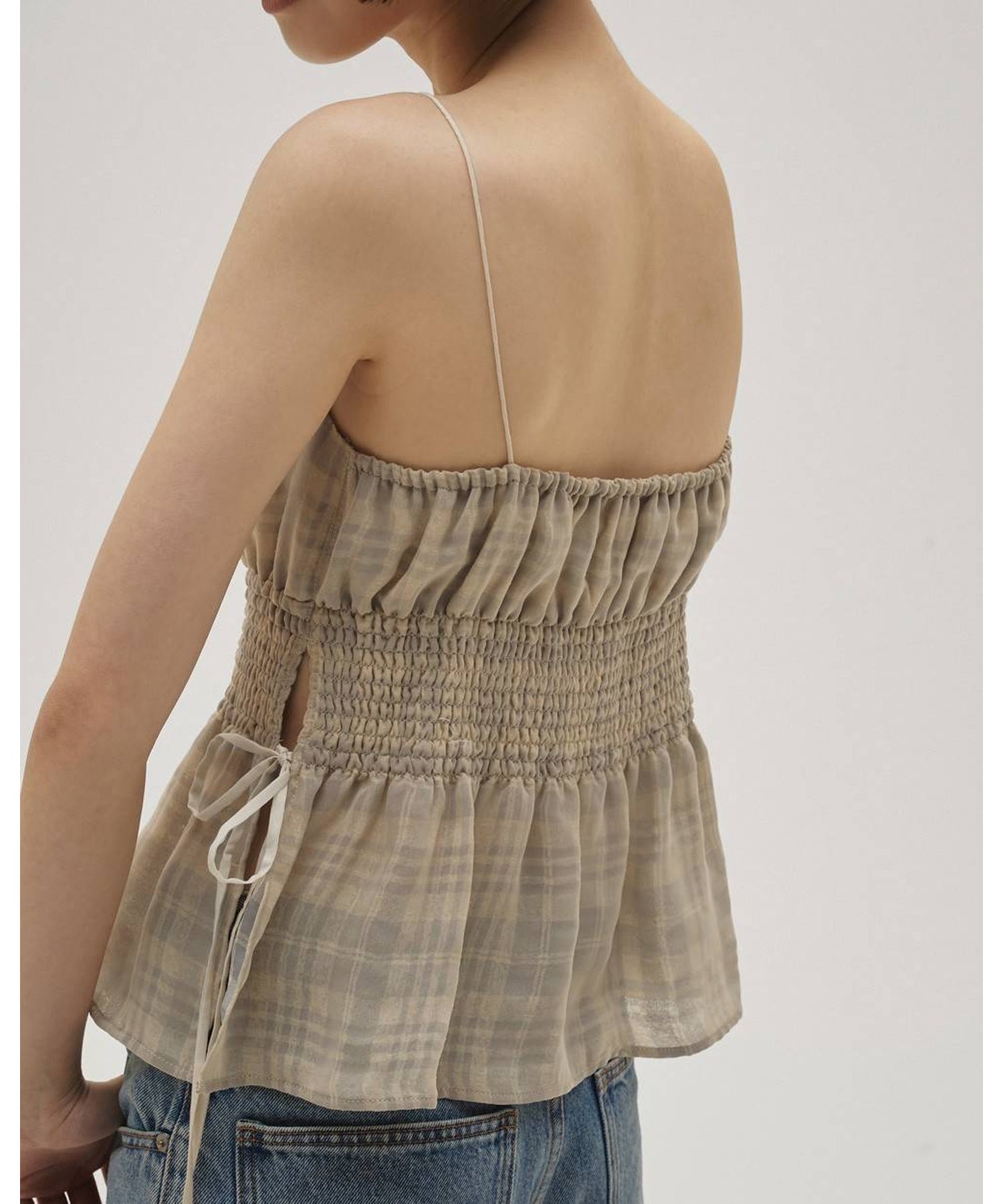 TODAYFUL(トゥデイフル)】 Check Jacquard Camisole｜PARIGOT ONLINE