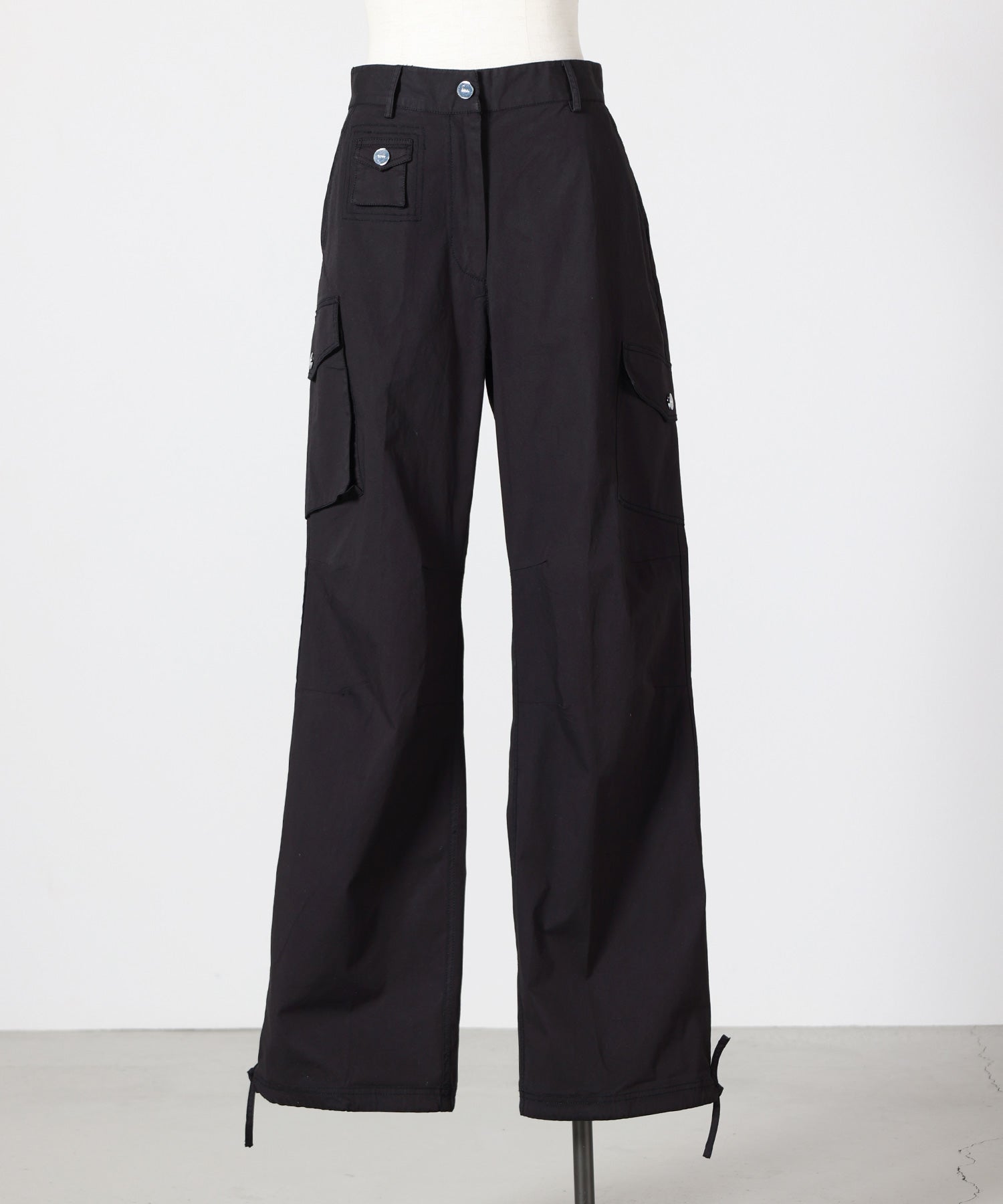 GANNI(ガニー)】 Stretch Cotton Pocket Cargo Pants｜PARIGOT ONLINE
