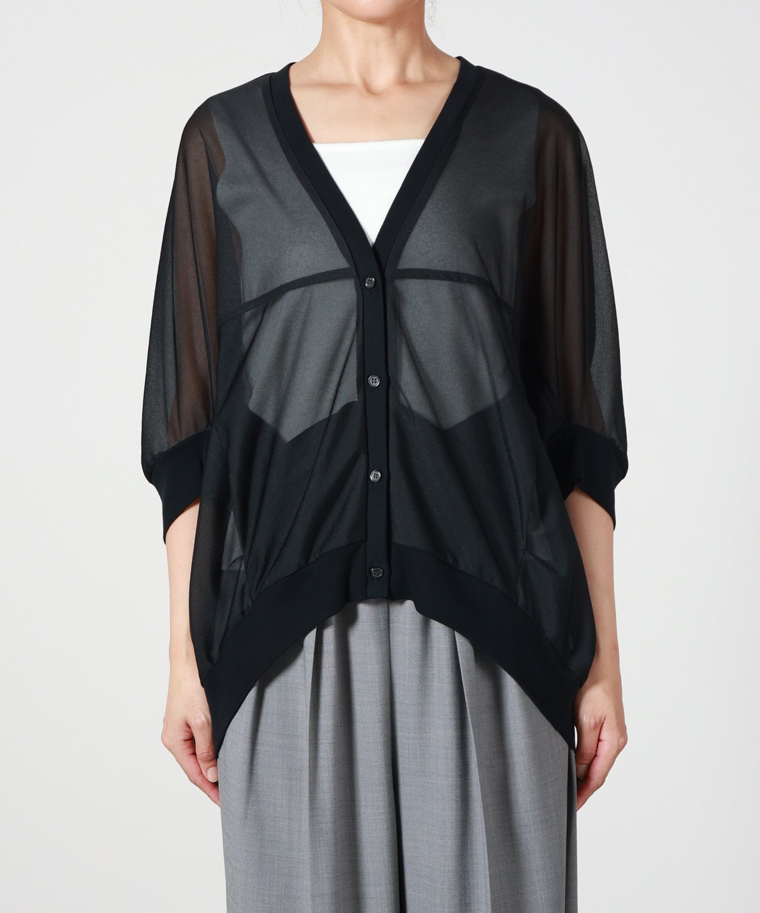 PARIGOT(パリゴ)】 シアーシフォンカーディガン｜PARIGOT ONLINE