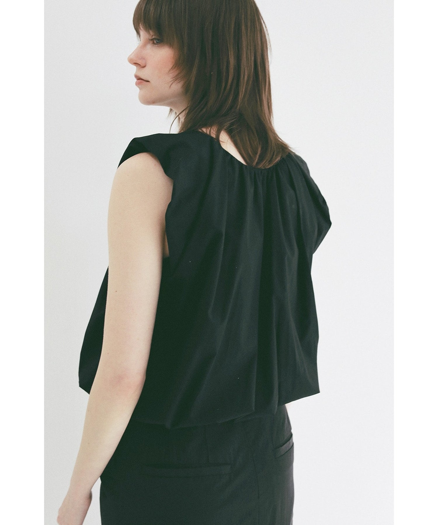 CLANE(クラネ)】 W FACE BALLOON GATHER RIBBON TOPS｜PARIGOT ONLINE