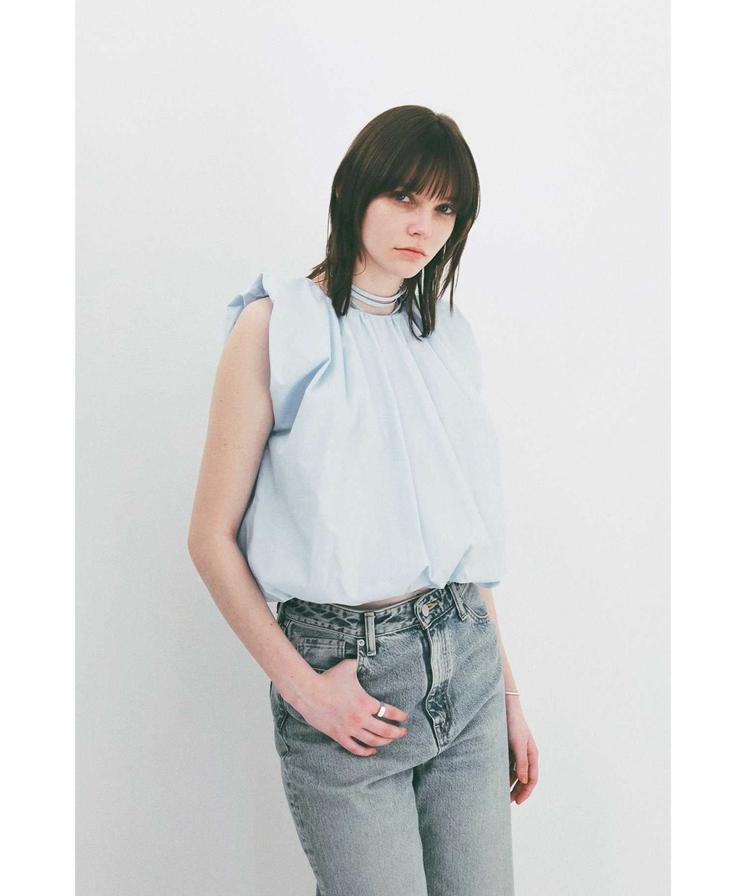 CLANE(クラネ)】 W FACE BALLOON GATHER RIBBON TOPS｜PARIGOT ONLINE