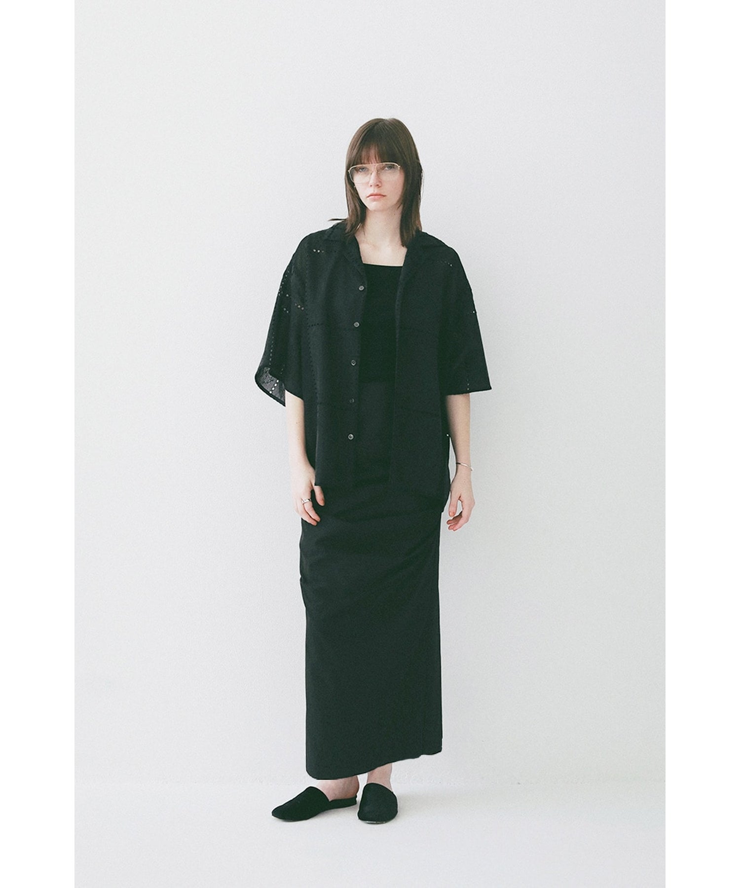 CLANE(クラネ)】 EMBROIDERY LACE BOX SHIRTS｜PARIGOT ONLINE（パリゴ