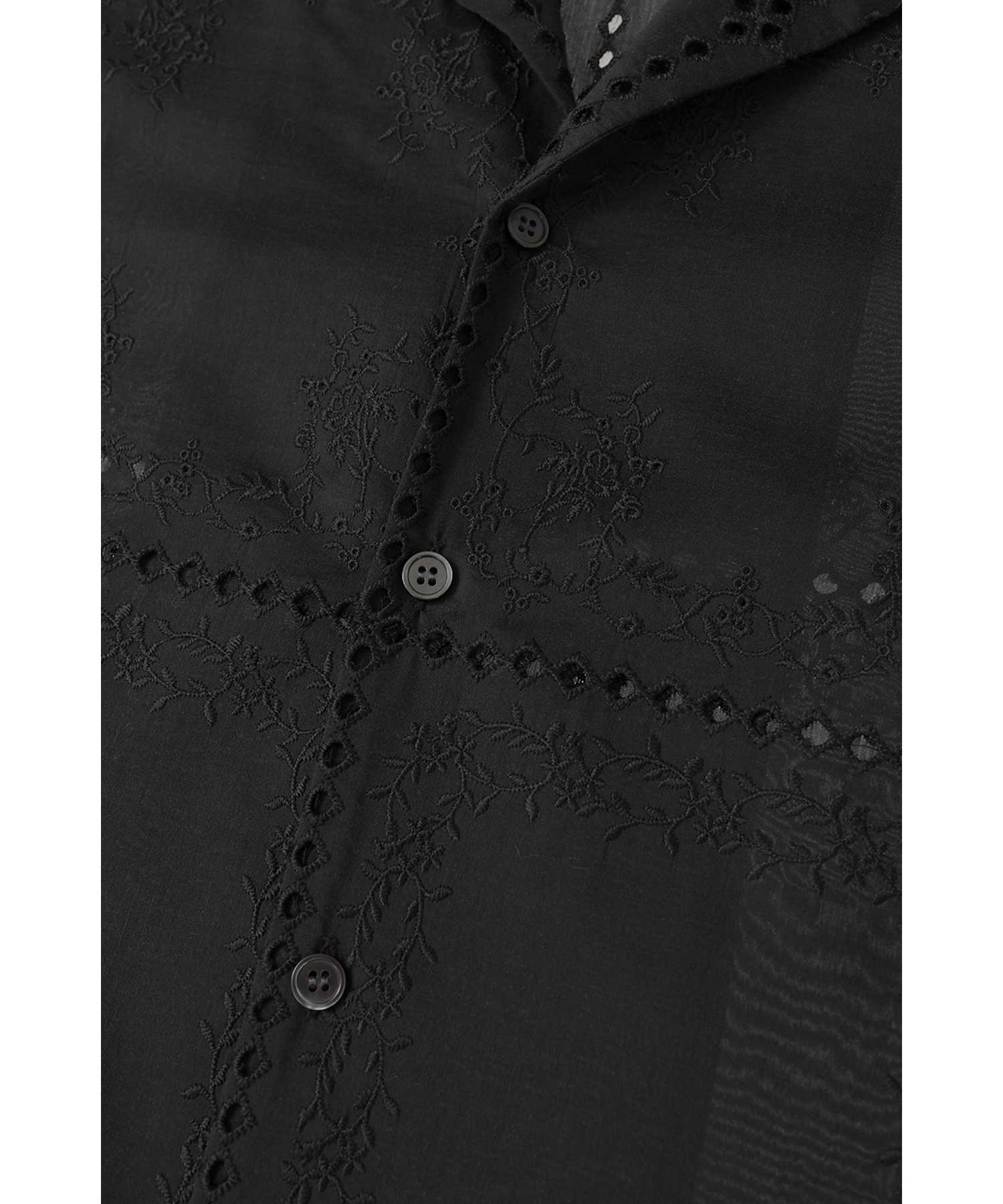 CLANE(クラネ)】 EMBROIDERY LACE BOX SHIRTS｜PARIGOT ONLINE（パリゴ