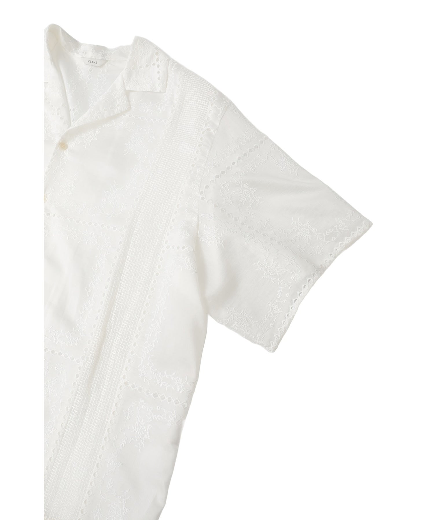 CLANE(クラネ)】 EMBROIDERY LACE BOX SHIRTS｜PARIGOT ONLINE（パリゴ