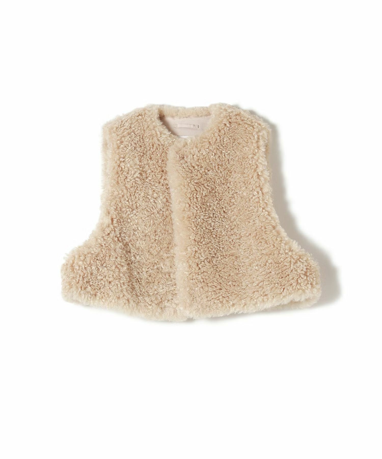 HYKE(ハイク)】 《26AW予約》FAUX SHEARLING CROPPED VEST｜PARIGOT