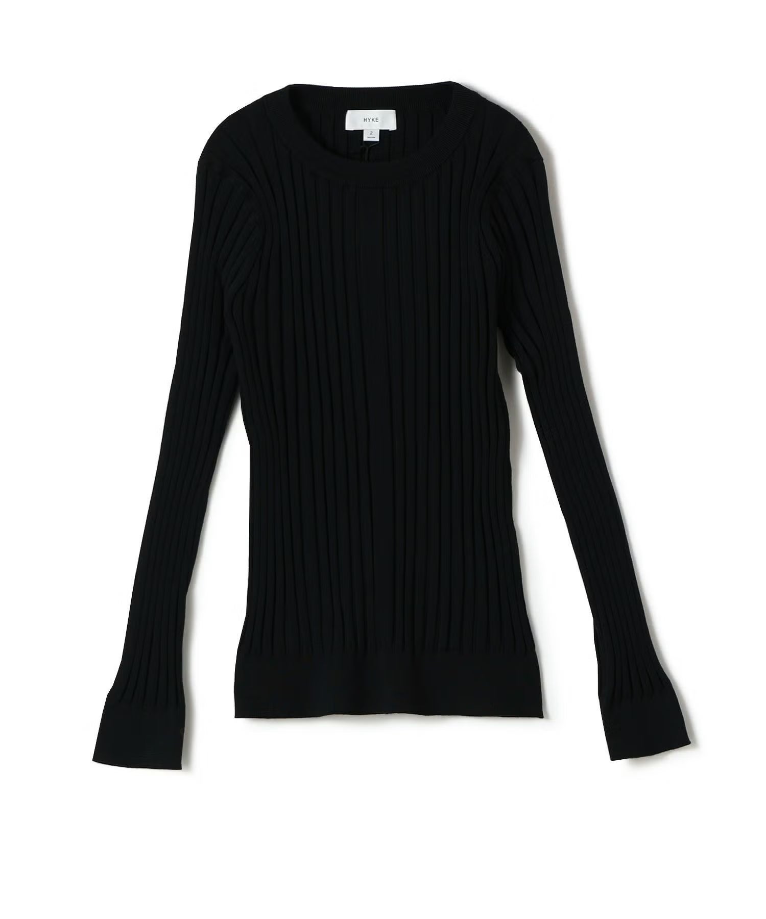 HYKE(ハイク)】 《26AW予約》WIDE RIBBED SWEATER｜PARIGOT ONLINE