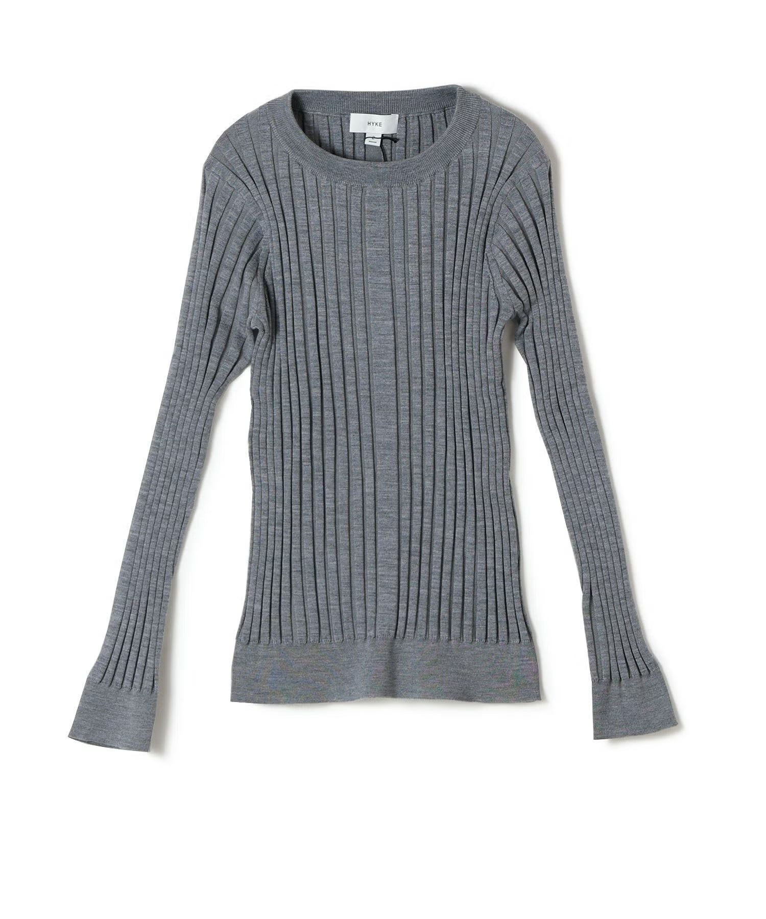 HYKE(ハイク)】 《26AW予約》WIDE RIBBED SWEATER｜PARIGOT ONLINE