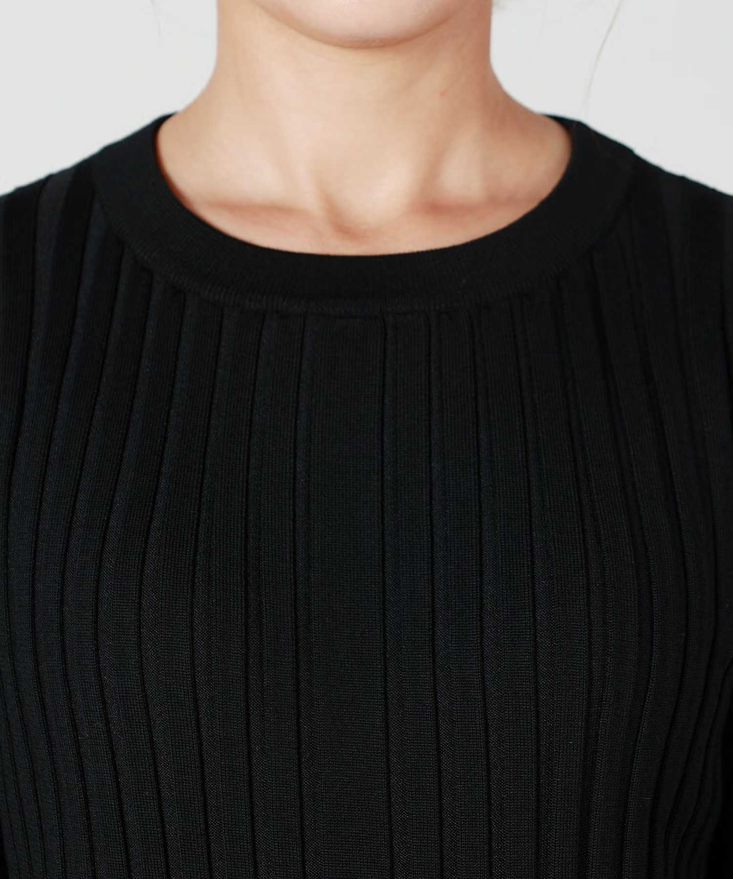 HYKE(ハイク)】 《26AW予約》WIDE RIBBED SWEATER｜PARIGOT ONLINE