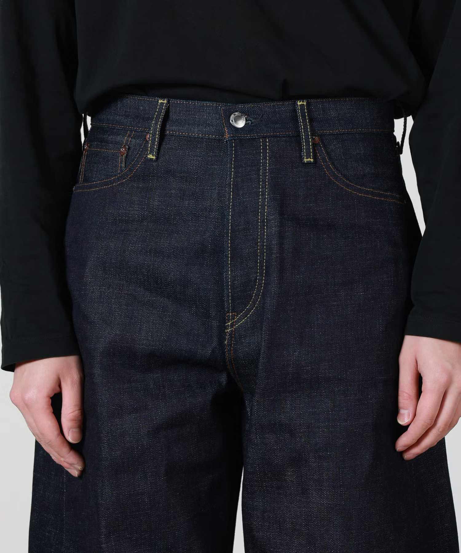 HYKE(ハイク)】 《26AW予約》≪genderless≫BARREL-LEG DENIM JEANS