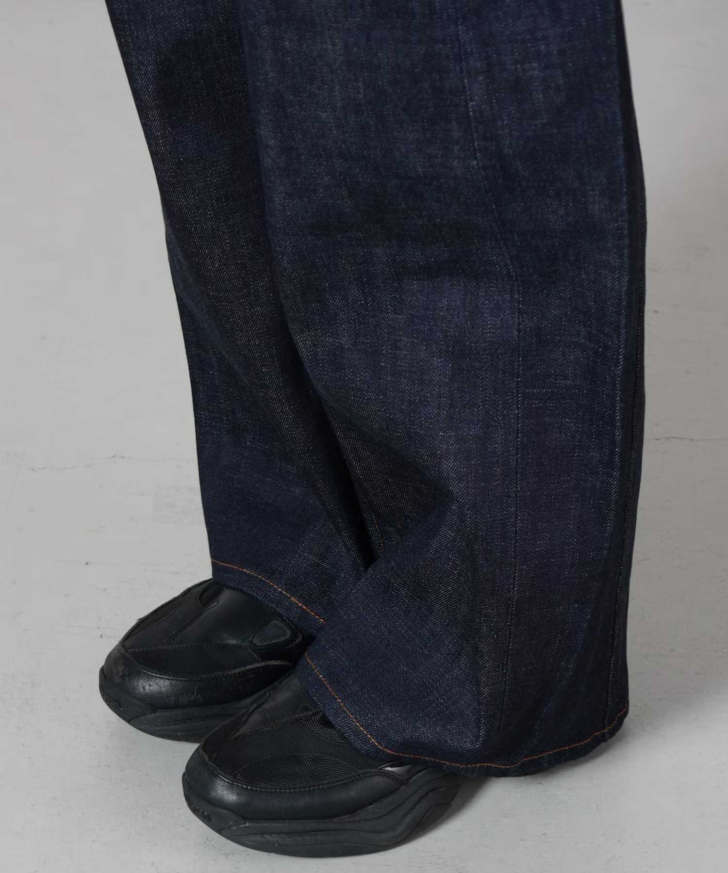HYKE(ハイク)】 《26AW予約》≪genderless≫BARREL-LEG DENIM JEANS
