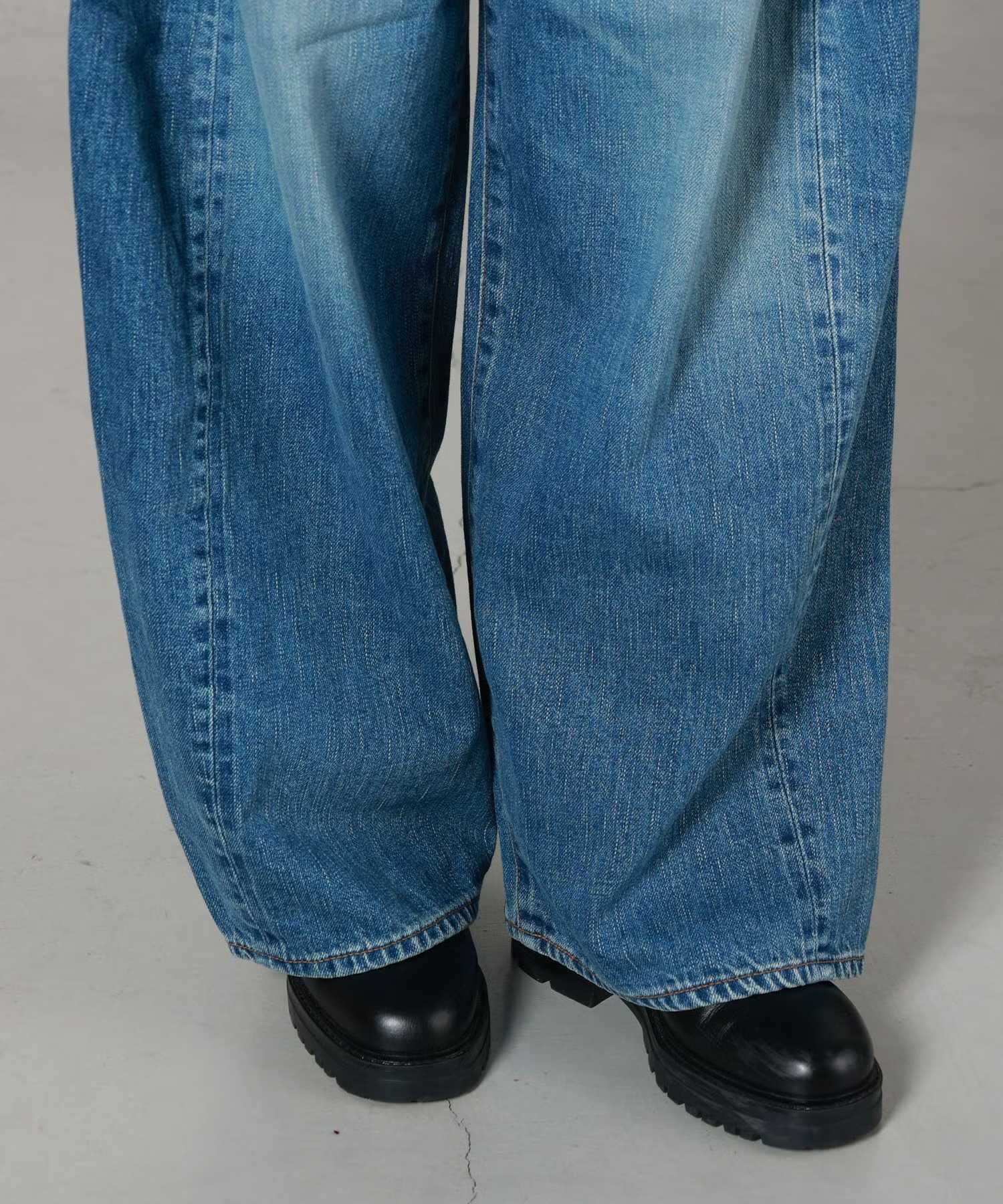 HYKE(ハイク)】 《26AW予約》BARREL-LEG DENIM JEANS｜PARIGOT ONLINE