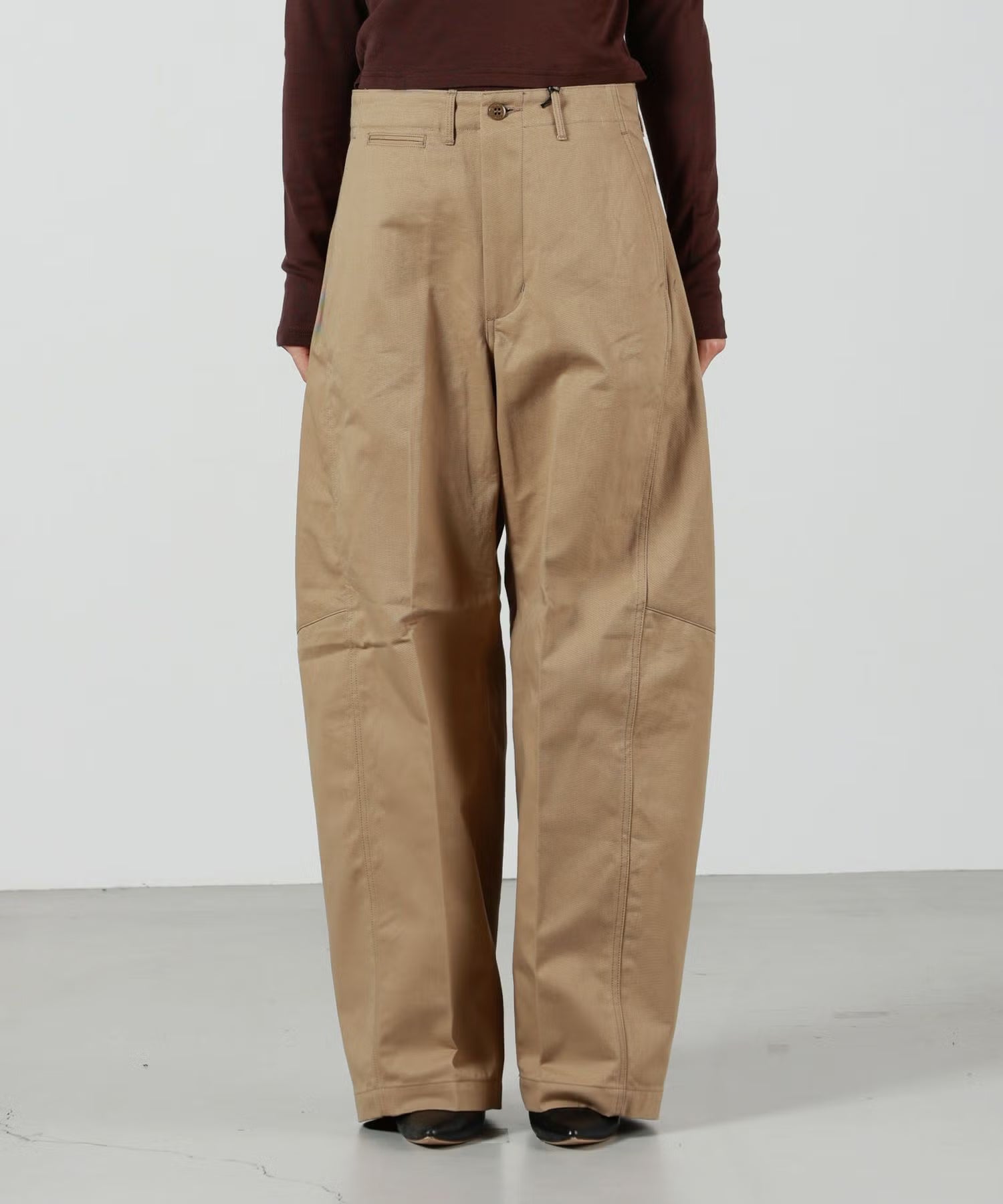 HYKE(ハイク)】 《26AW予約》≪genderless≫BARREL-LEG CHINO PANTS