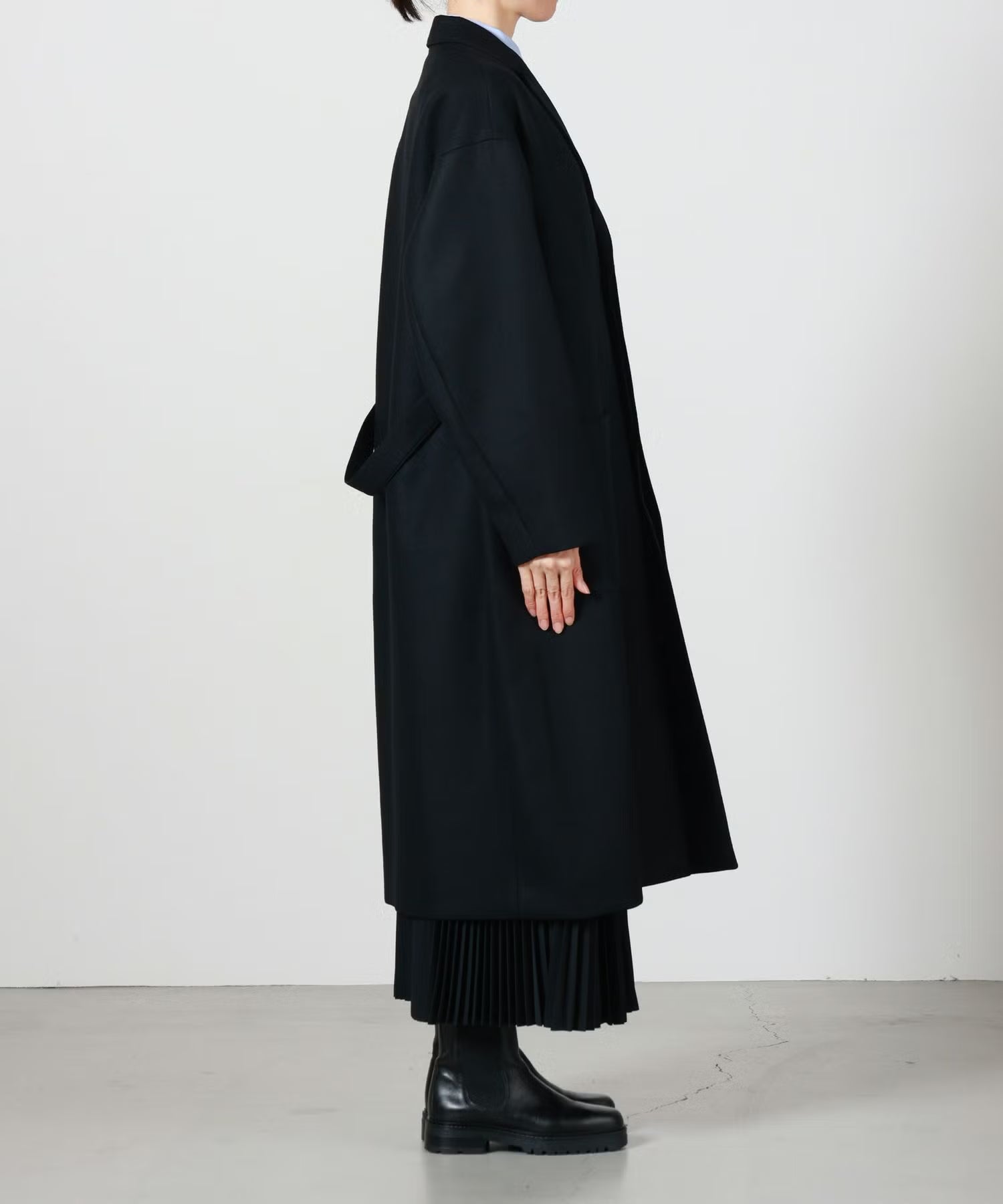 HYKE カラーレスウールコート HYKE(ハイク)】 《26AW予約》≪genderless≫WOOL SHOP COAT｜PARIGOT