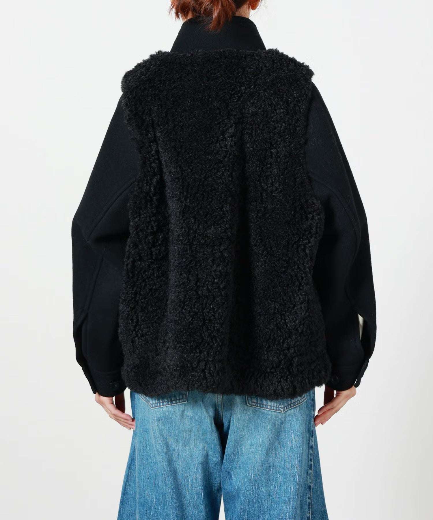 HYKE(ハイク)】 《26AW予約》DOUBLE FACE FAUX SHERLING DUFFLE JACKET