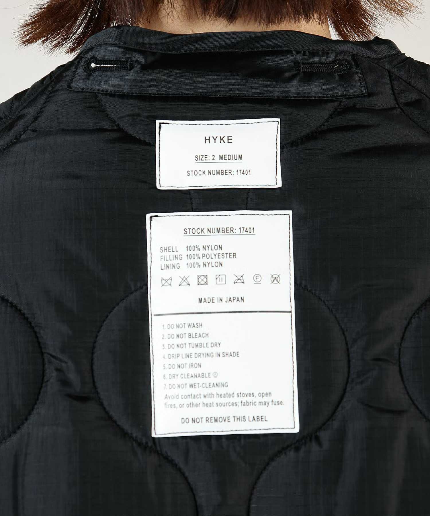 HYKE(ハイク)】 《26AW予約》QUILTED LINER COAT｜PARIGOT ONLINE