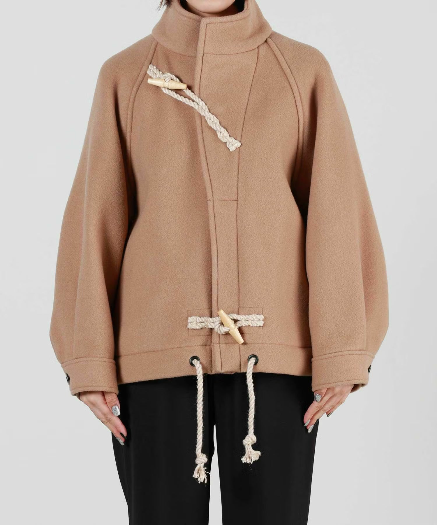 HYKE(ハイク)】 《26AW予約》DOUBLE FACE DUFFEL JACKET｜PARIGOT