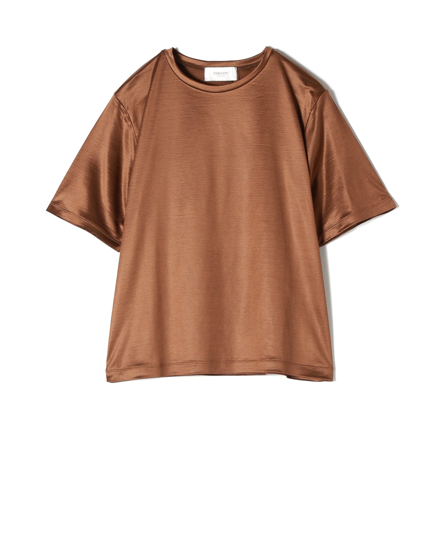 シルクベーシックTシャツ