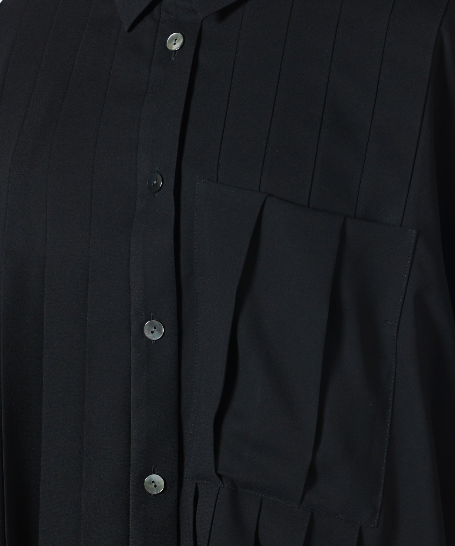 ENFOLD(エンフォルド)】 PLEATS WIDE BOX SHIRT｜PARIGOT ONLINE