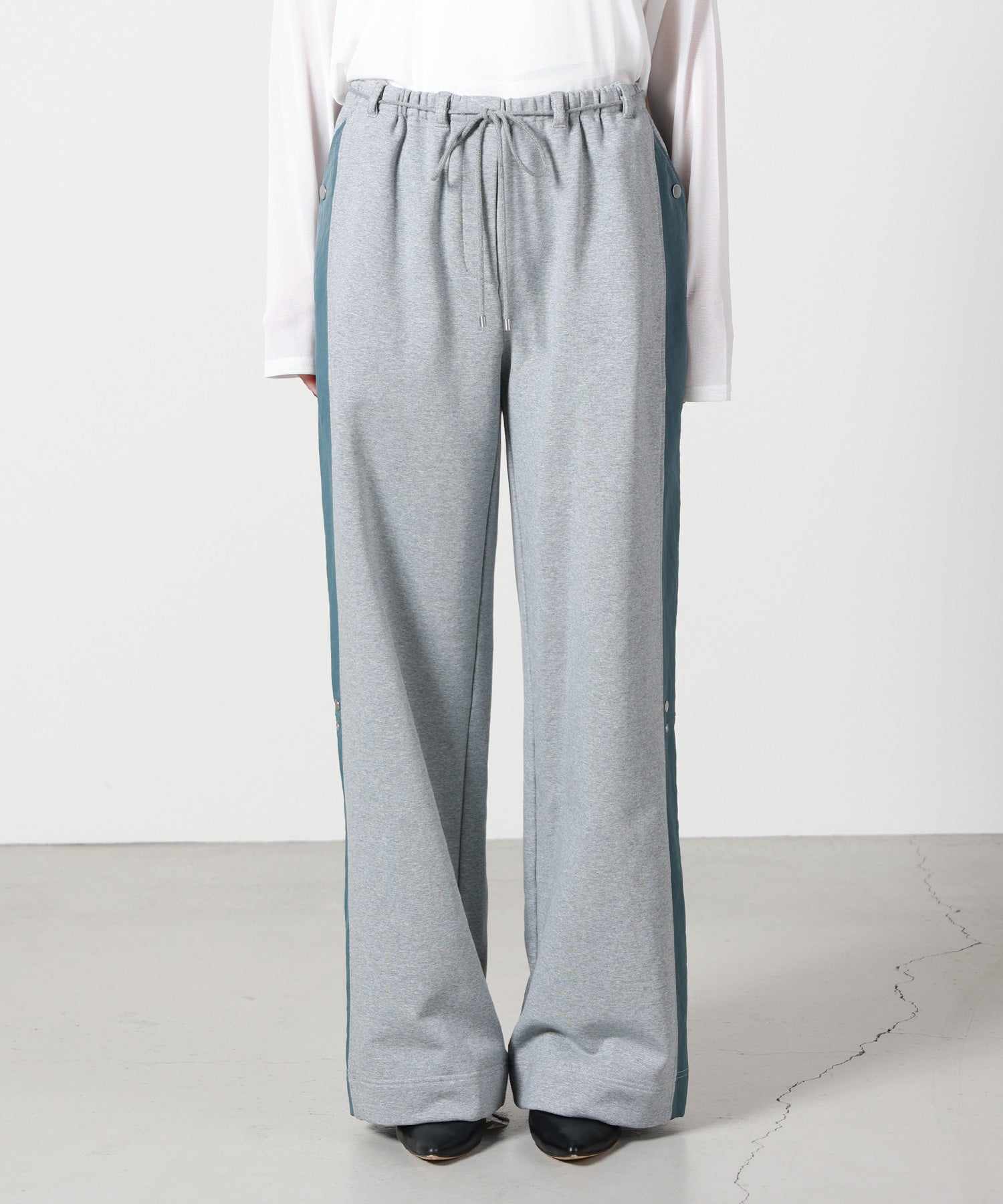 3.1 Phillip Lim(スリーワン フィリップリム)】 Nylon Panel Terry