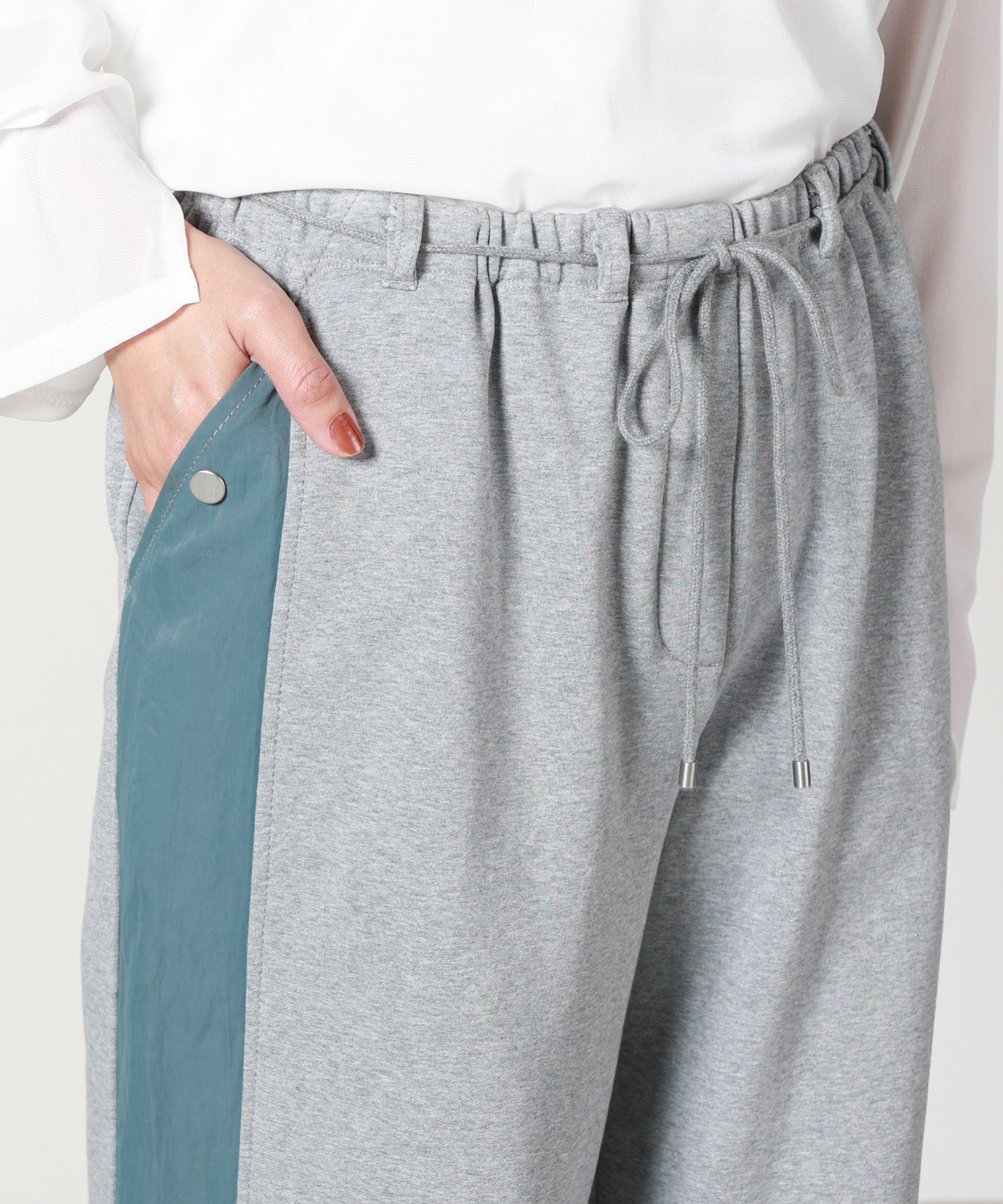 3.1 Phillip Lim(スリーワン フィリップリム)】 Nylon Panel Terry