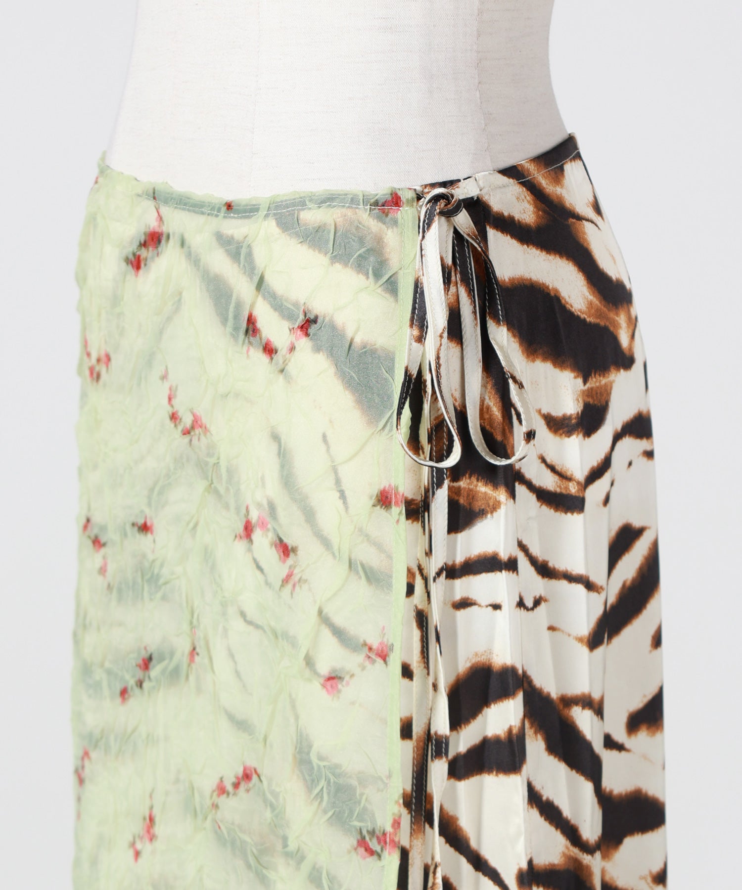 GANNI(ガニー)】 Mixed Print Midi Skirt｜PARIGOT ONLINE（パリゴ
