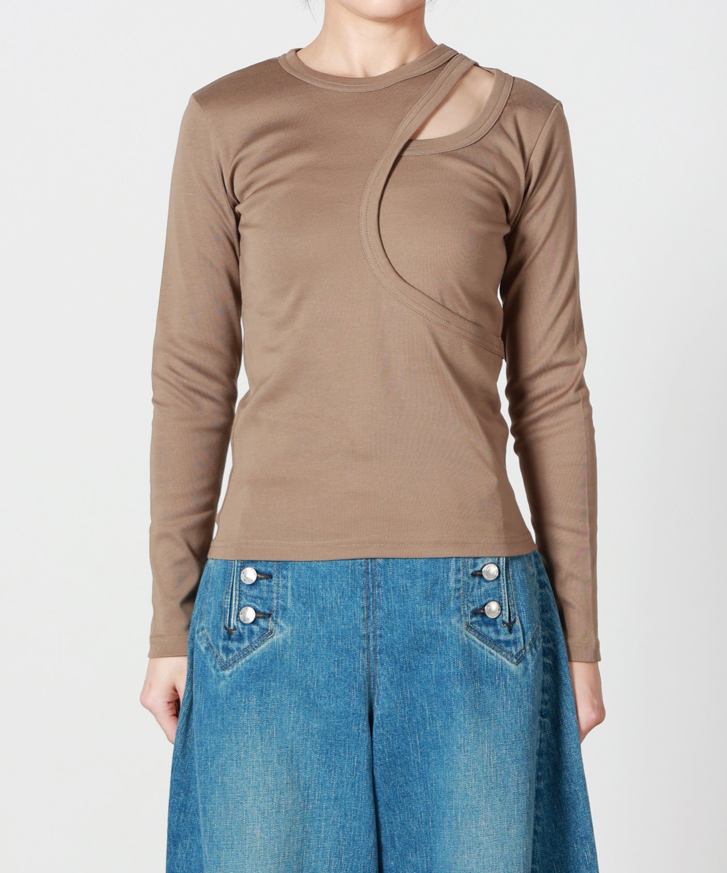 HYKE(ハイク)】 LAYERED LONG SLV TEE｜PARIGOT ONLINE（パリゴ