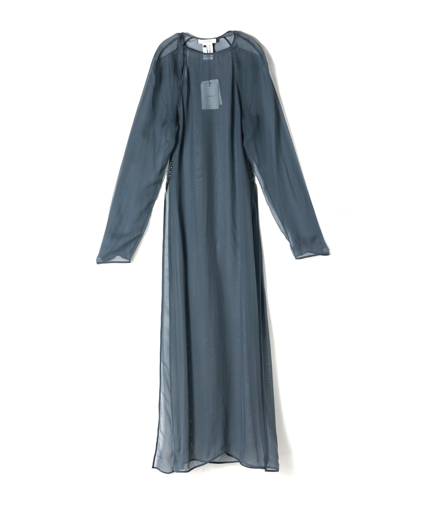 LEMAIRE ワンピース LEMAIRE(ルメール)】 DRESS WITH SLITS IN TRANSPARENT CUPRO｜PARIGOT