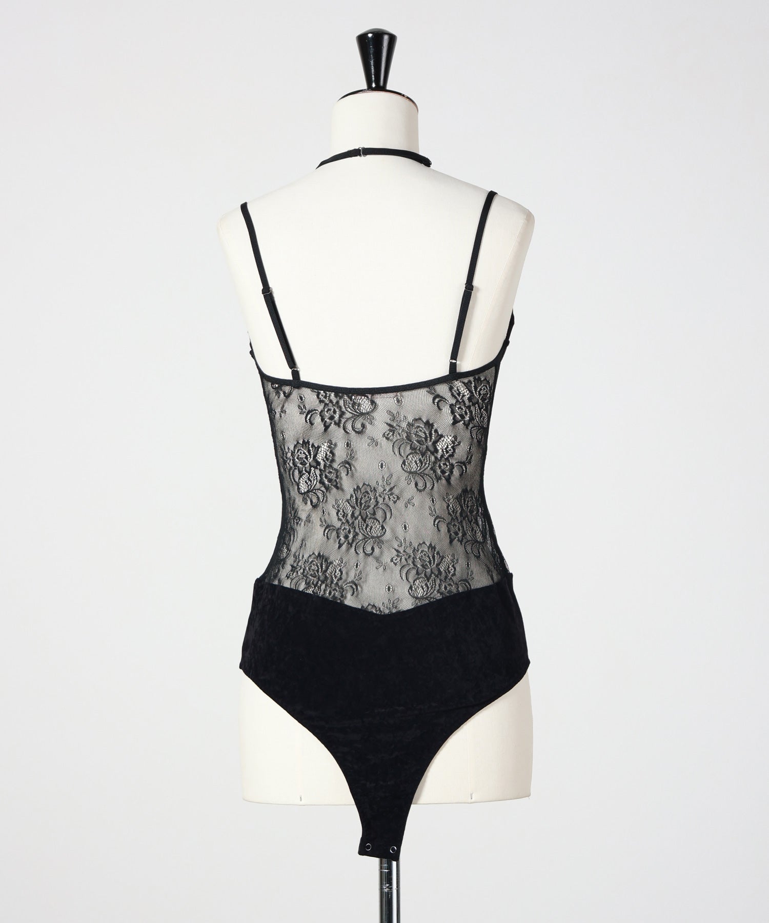 FETICO(フェティコ)】 SHEER PANELED VELOUR BODYSUIT｜PARIGOT ONLINE