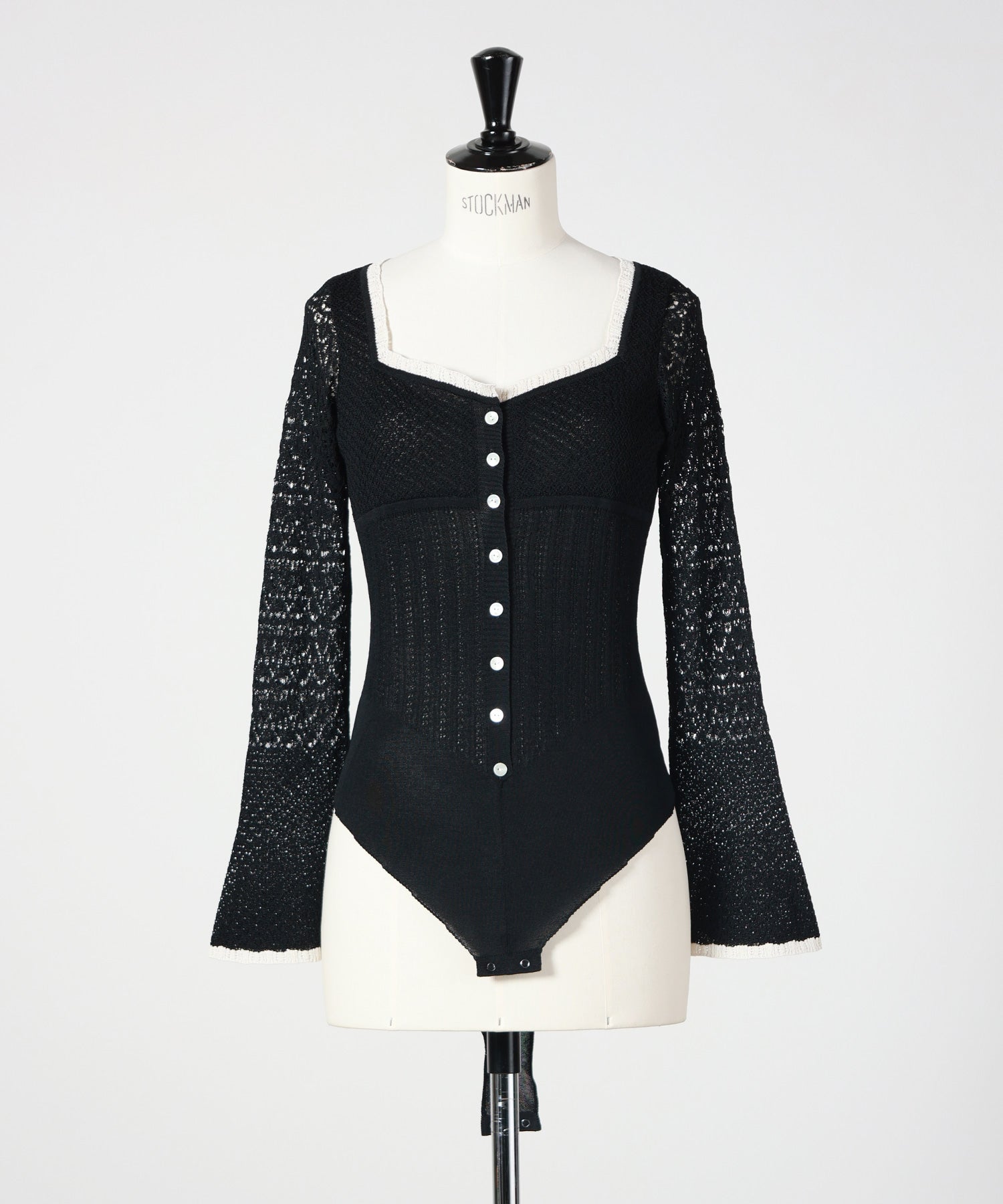 FETICO(フェティコ)】 LACE KNIT SWEETHEART BODYSUIT｜PARIGOT ONLINE