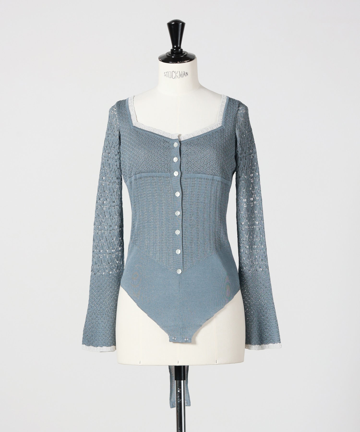 FETICO(フェティコ)】 LACE KNIT SWEETHEART BODYSUIT｜PARIGOT ONLINE