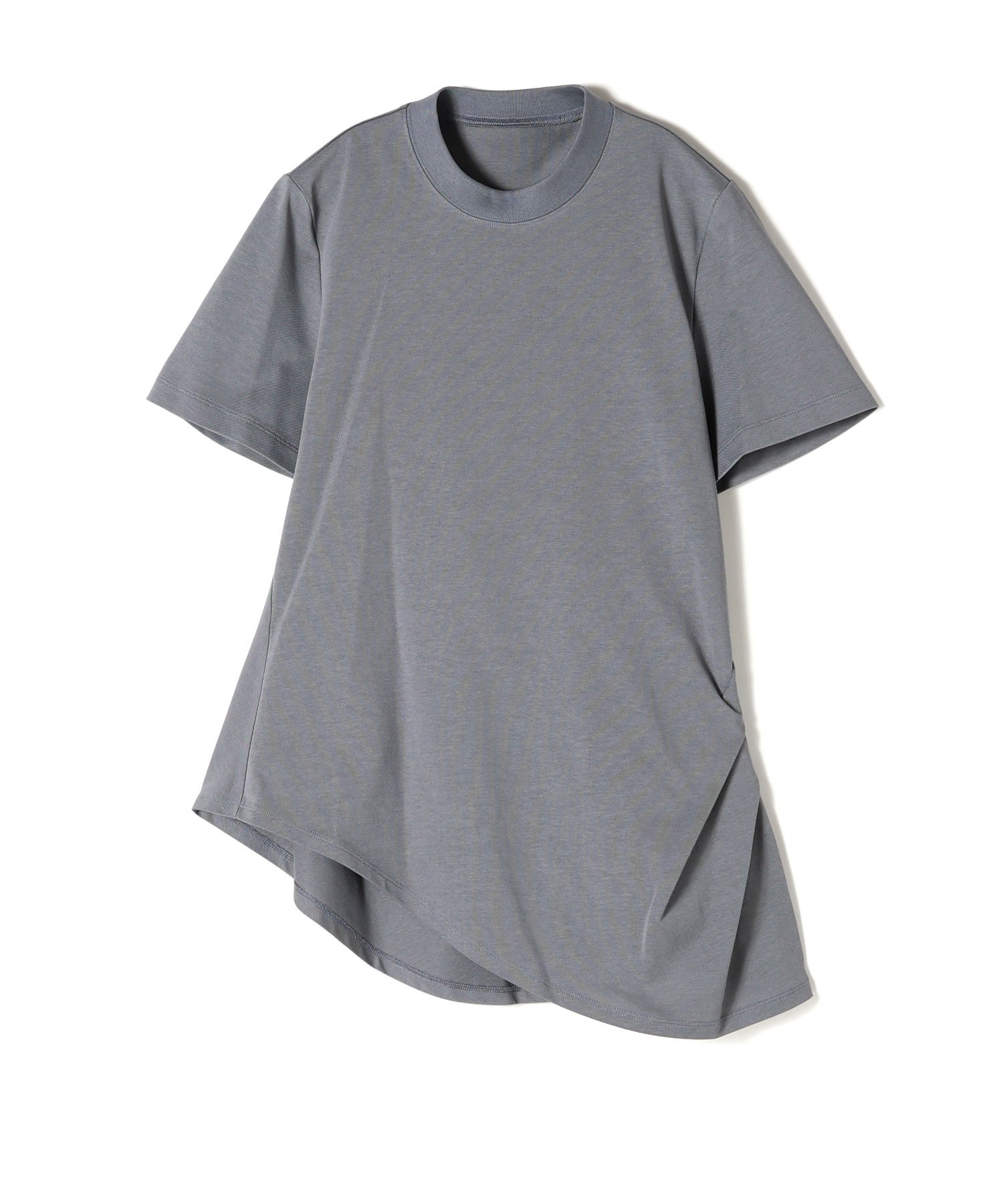 Cotton Jersey Asymmetric T-Shirt