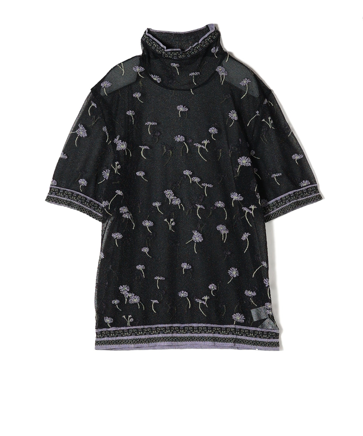 Mame Kurogouchi(マメ クロゴウチ)】 Floral Pattern Short Sleeve
