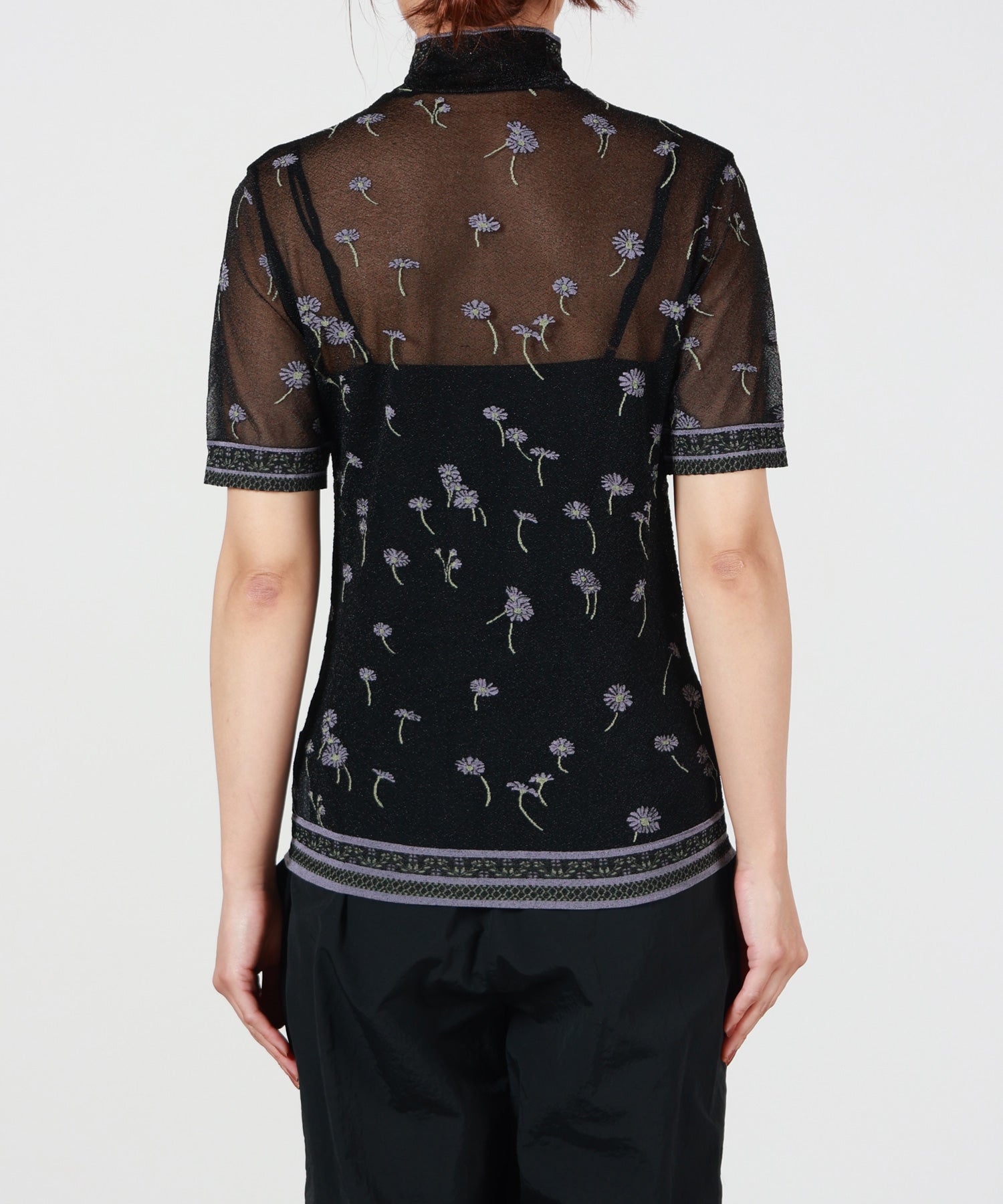 Mame Kurogouchi(マメ クロゴウチ)】 Floral Pattern Short Sleeve