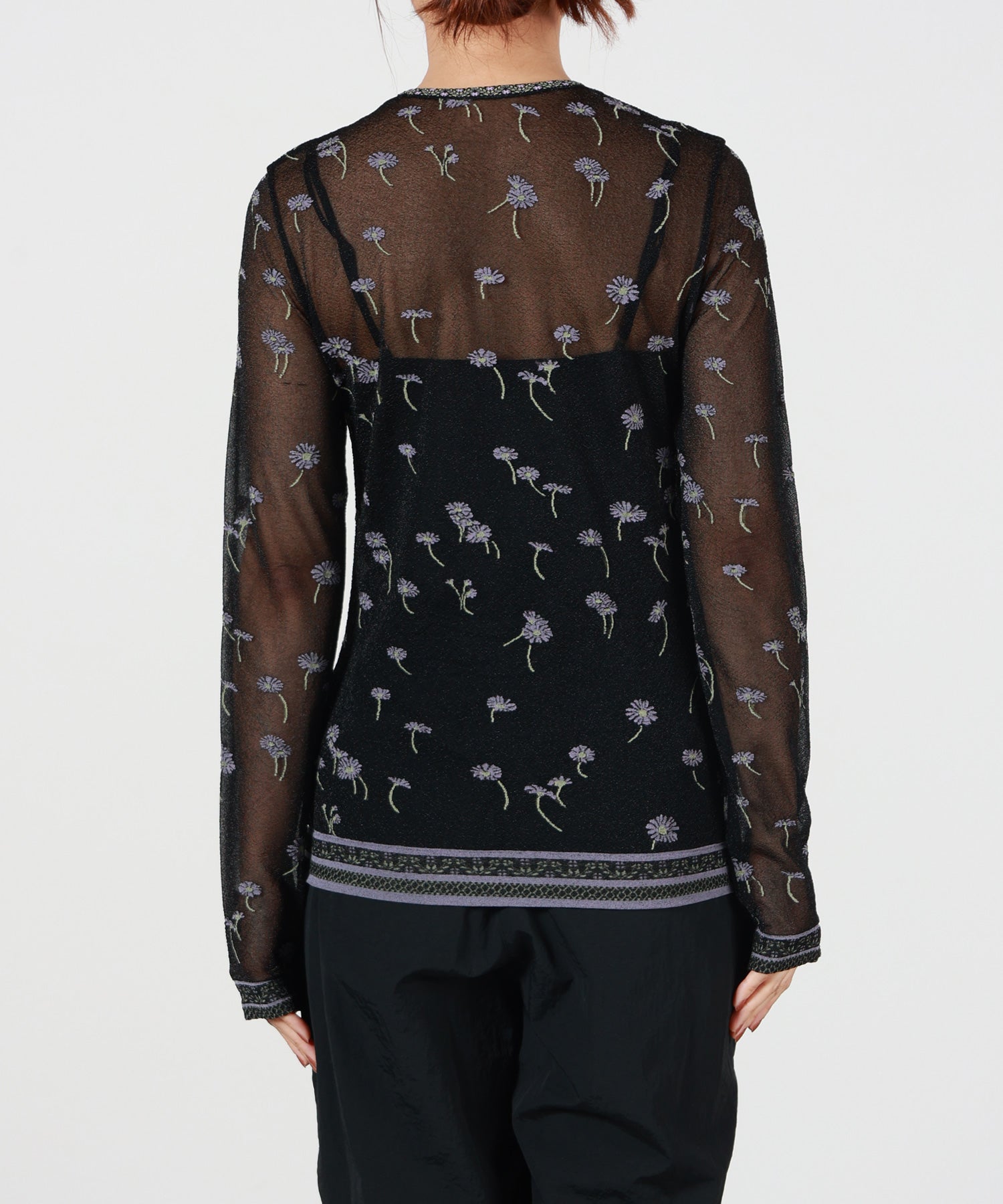 Mame Kurogouchi(マメ クロゴウチ)】 Floral Pattern Long Sleeve