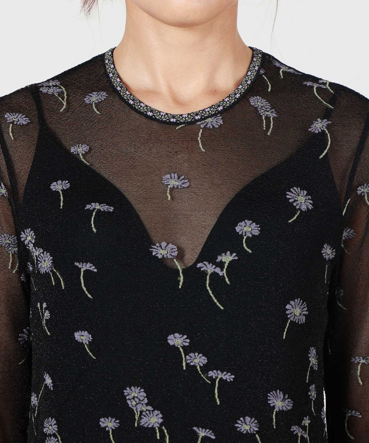 Mame Kurogouchi(マメ クロゴウチ)】 Floral Pattern Long Sleeve