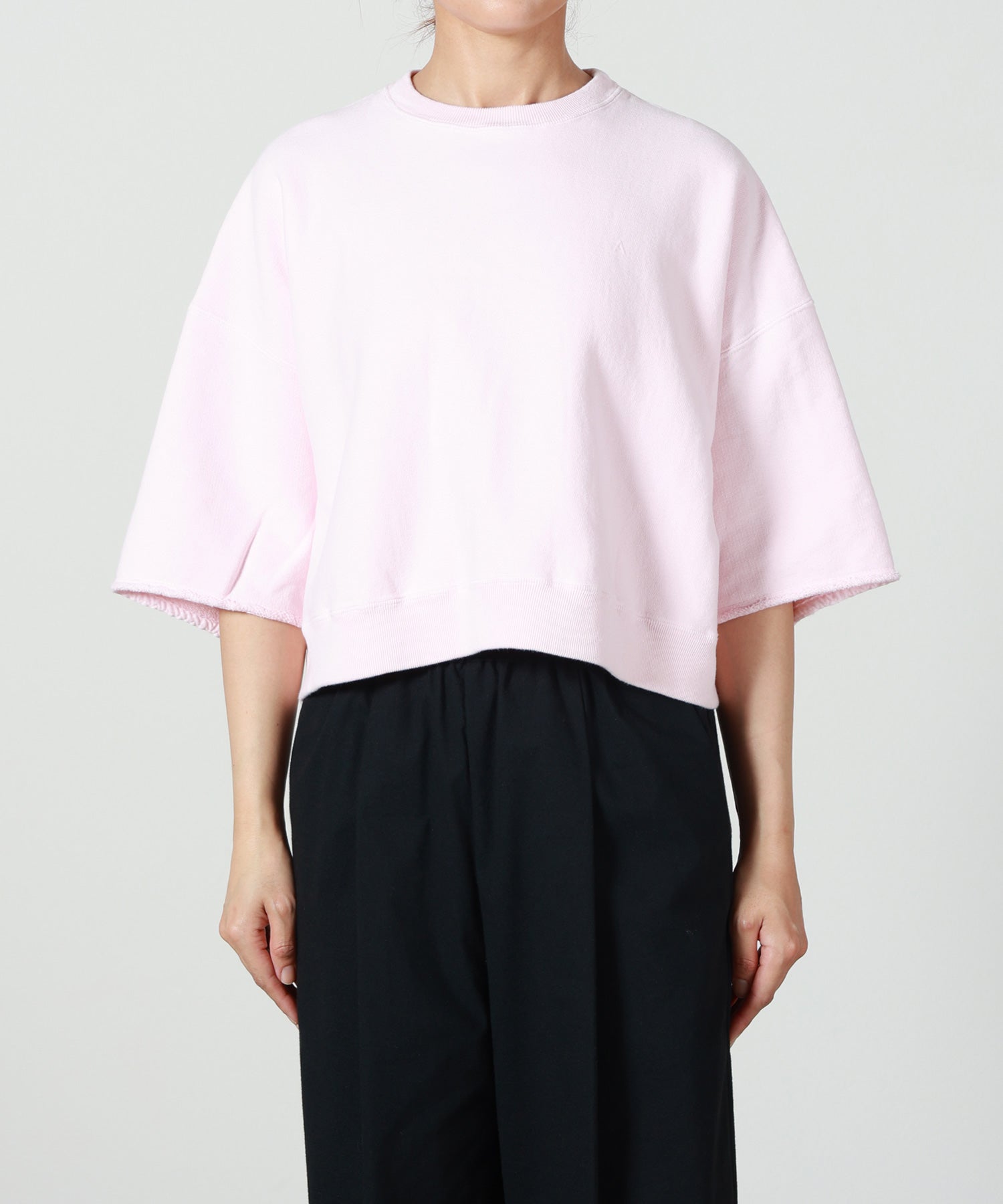 ATON(エイトン)】 NATURAL DYED URAKE | OVERSIZED HALF SLEEVE