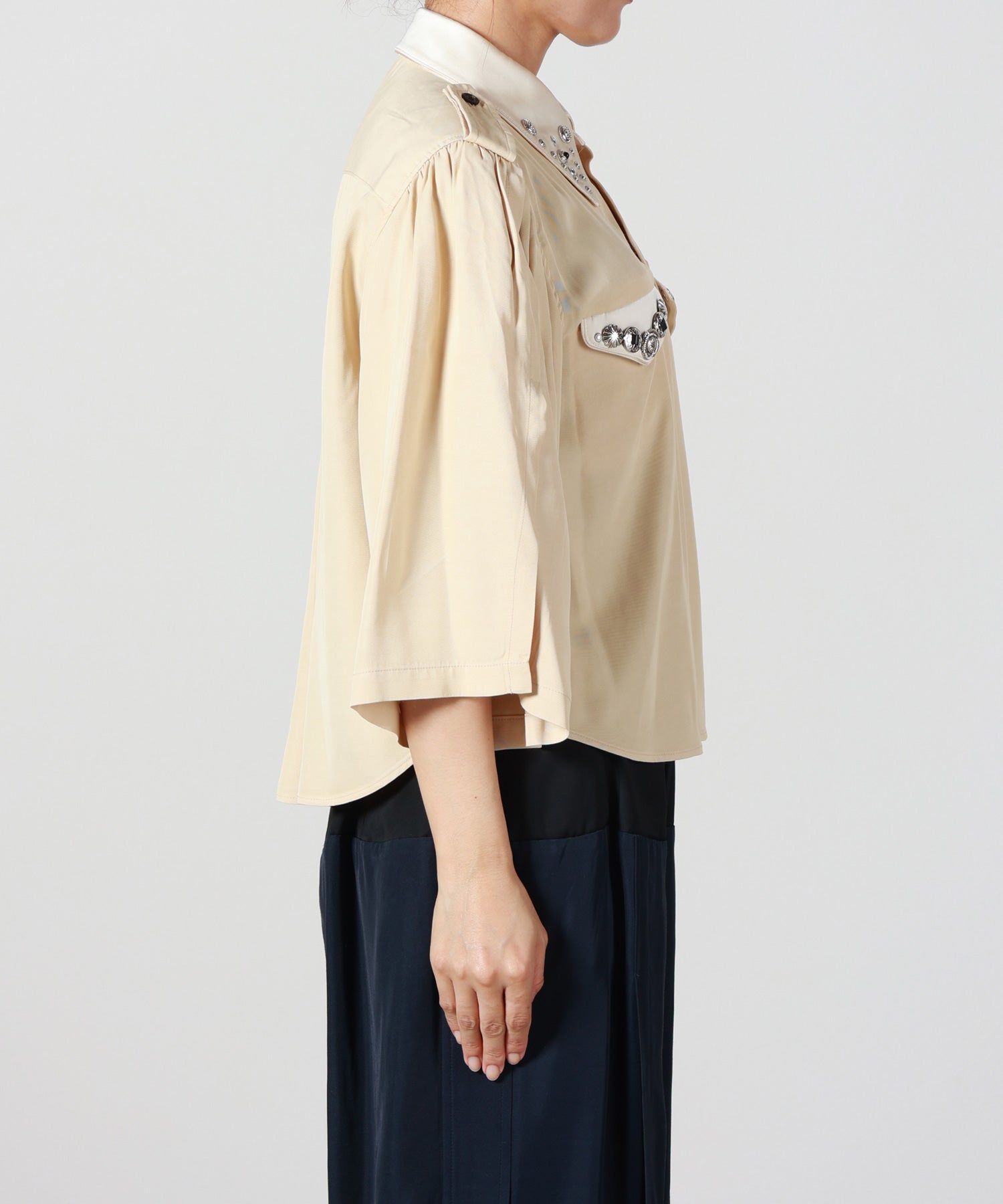 TOGA PULLA(トーガプルラ)】 RAYON SILK TWILL SHIRT｜PARIGOT ONLINE