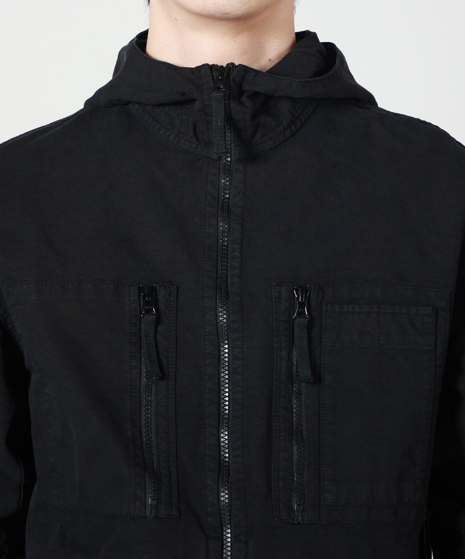 STONE ISLAND(ストーンアイランド)】 RIPSTOP HOODED OVERSHIRT