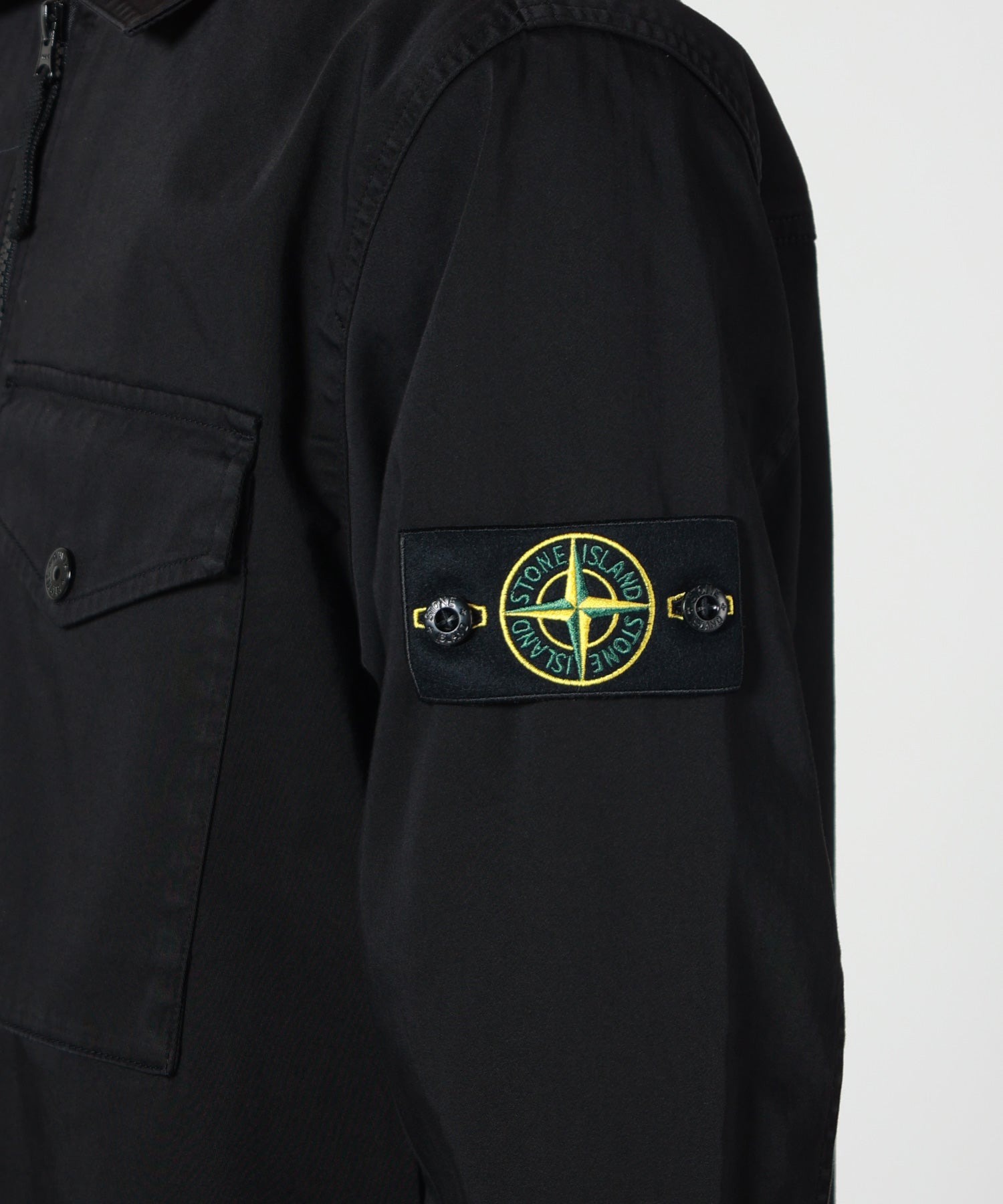 STONE ISLAND(ストーンアイランド)】 STRETCH ORGANIC COTTON SATIN
