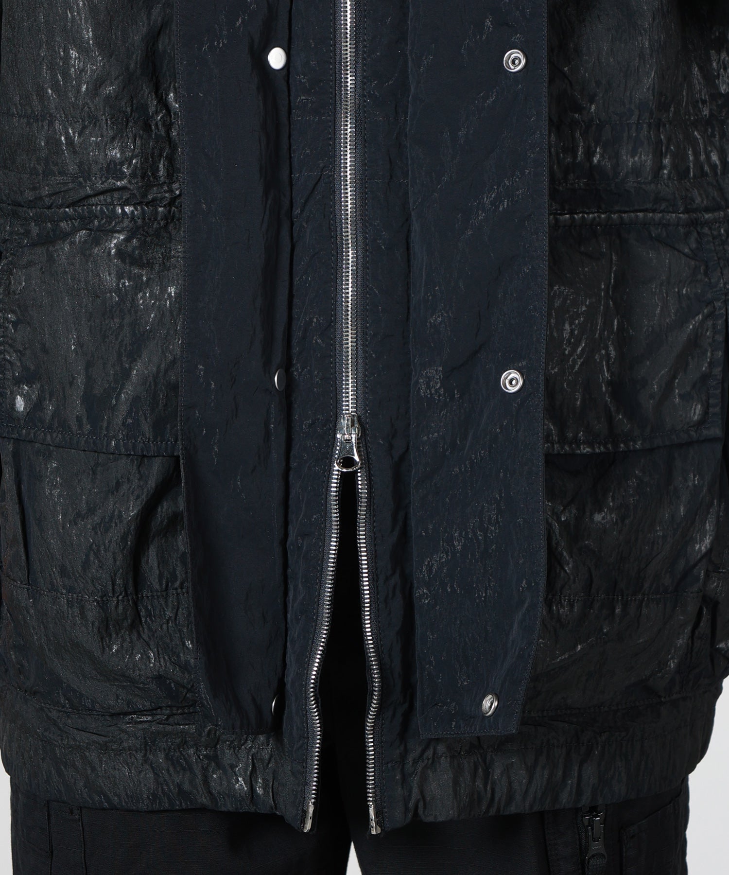 STONE ISLAND(ストーンアイランド)】 SLICK NYLON TELA-TC フーデッド