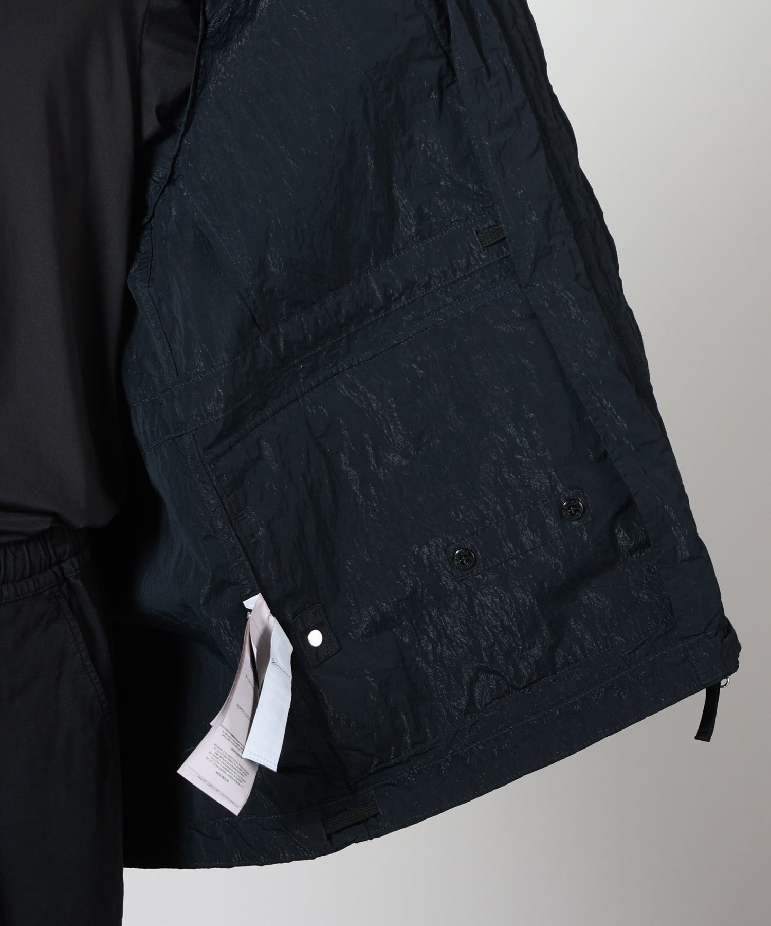 STONE ISLAND(ストーンアイランド)】 SLICK NYLON TELA-TC フーデッド