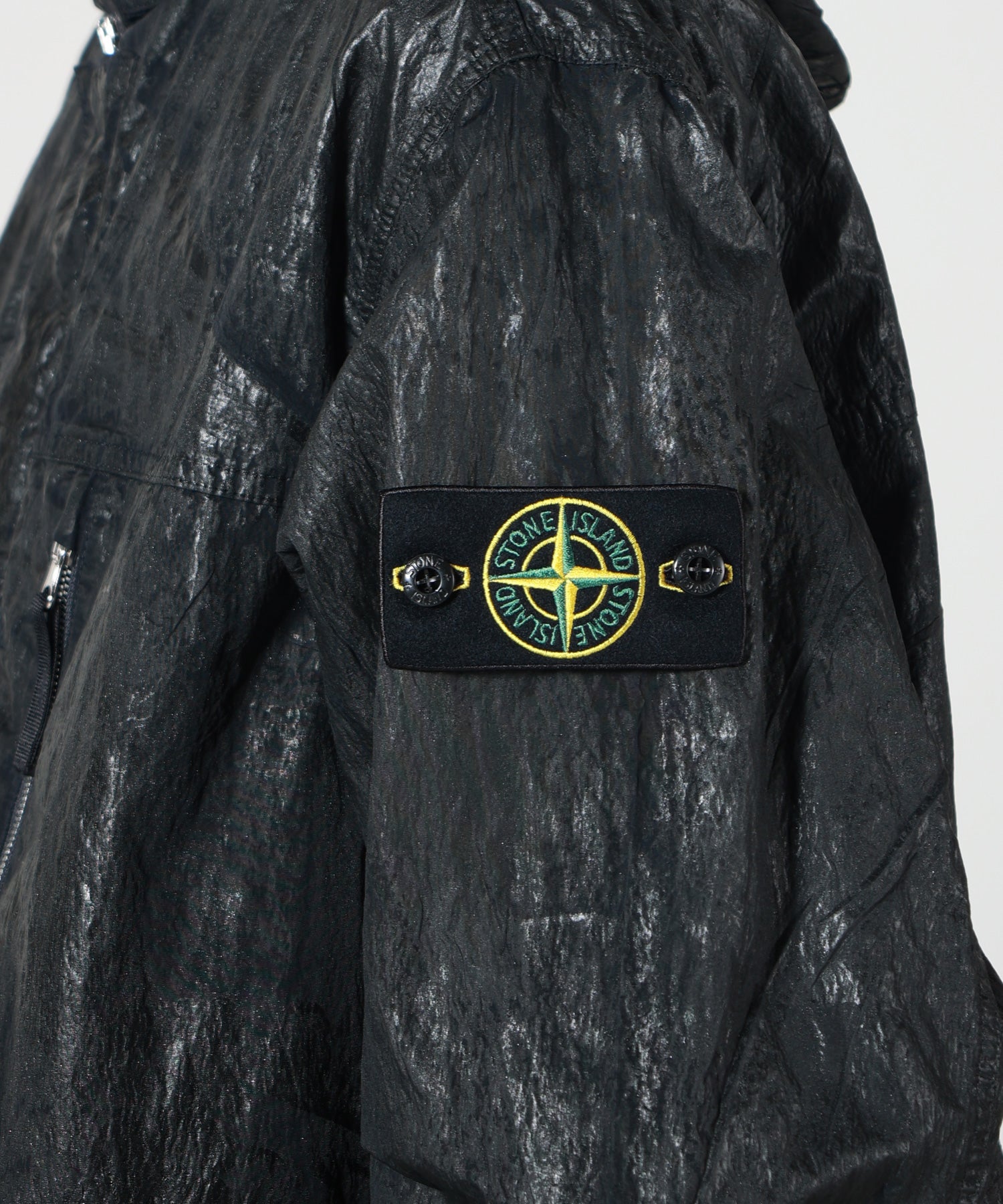 STONE ISLAND(ストーンアイランド)】 SLICK NYLON TELA-TC フーデッド