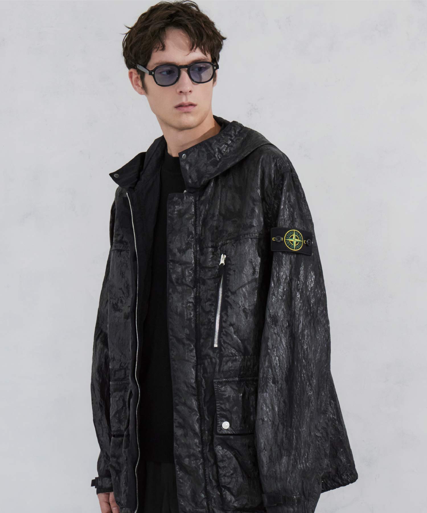 STONE ISLAND(ストーンアイランド)】 Q100027 SLICK NYLON TELA-TC, 74