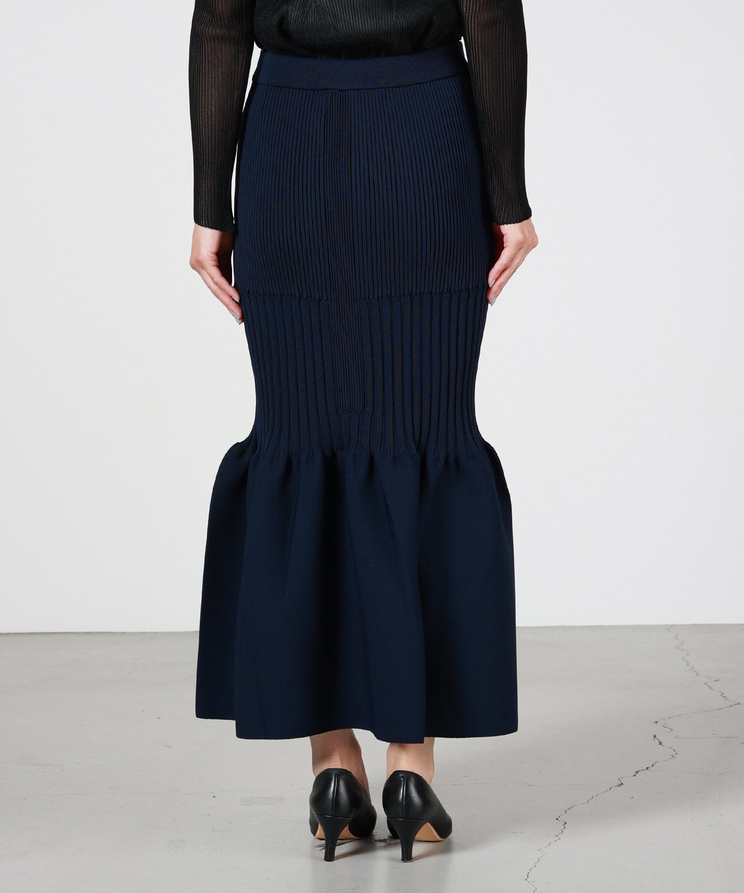 CFCL シーエフシーエル FLUTED マーメイドスカート 青 3 us6 CFCL(シーエフシーエル)】 FLUTED MERMAID SKIRT｜PARIGOT ONLINE