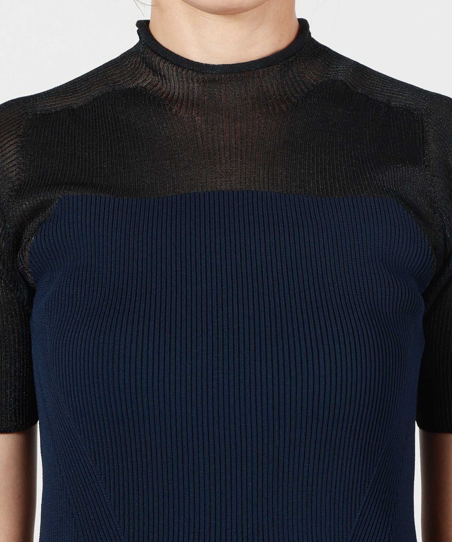 CFCL(シーエフシーエル)】 POTTERY LUCENT DECOLLETAGE SHORT SLEEVE