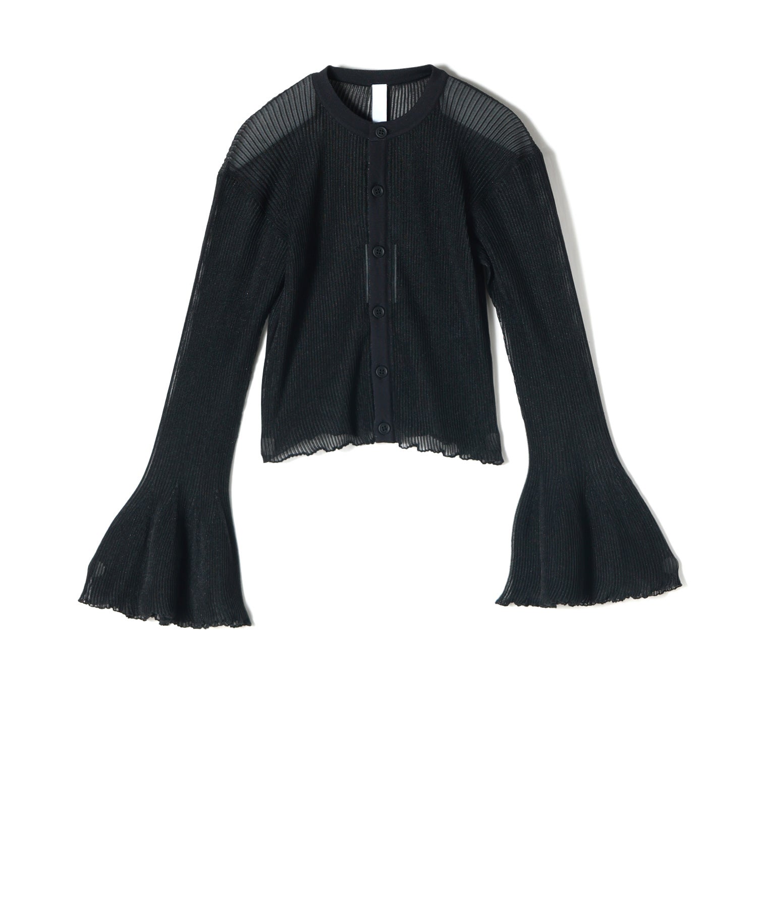 CFCL(シーエフシーエル)】 HYPHA LUCENT GLITTER BELL SLEEVE CARDIGAN