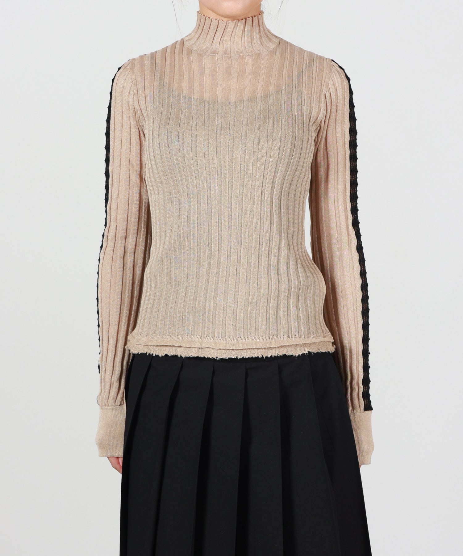 AKANE UTSUNOMIYA(アカネウツノミヤ)】 TURTLENECK KNIT｜PARIGOT